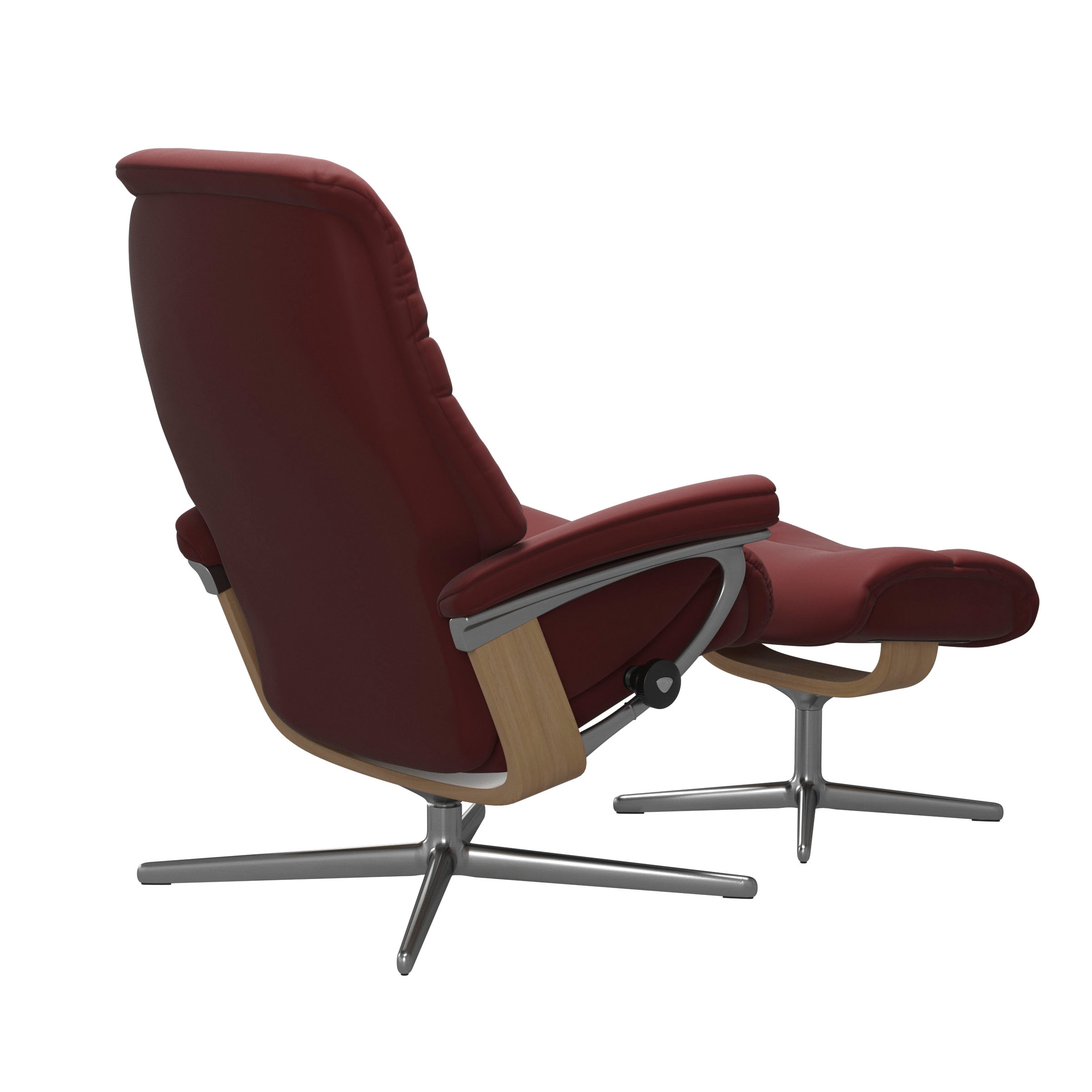 Stressless® Fußhocker »Sunrise«, mit Cross Base, Größe S, M & L, Holzakzent Eiche
