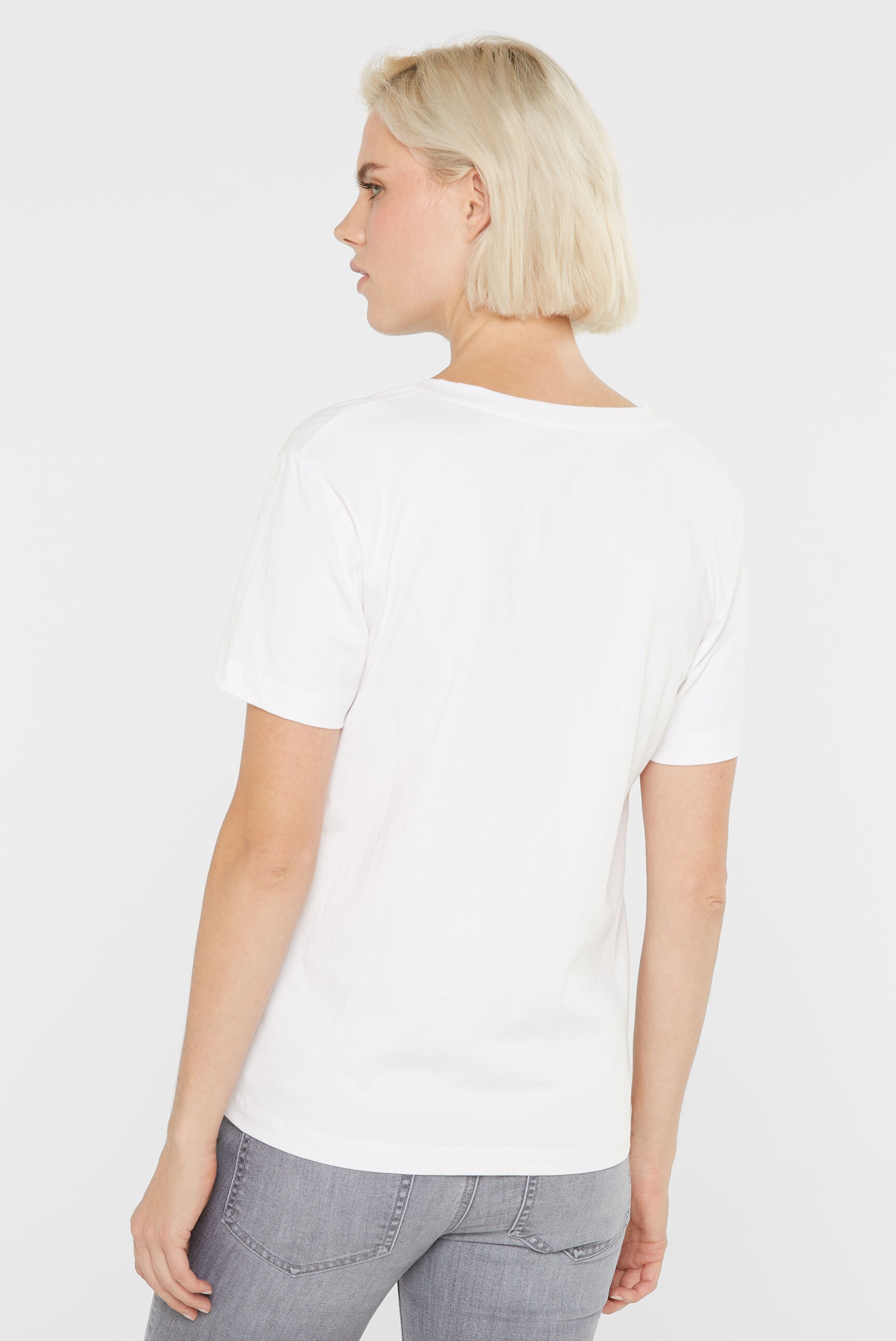 SENSES.THE LABEL V-Shirt, aus Baumwolle