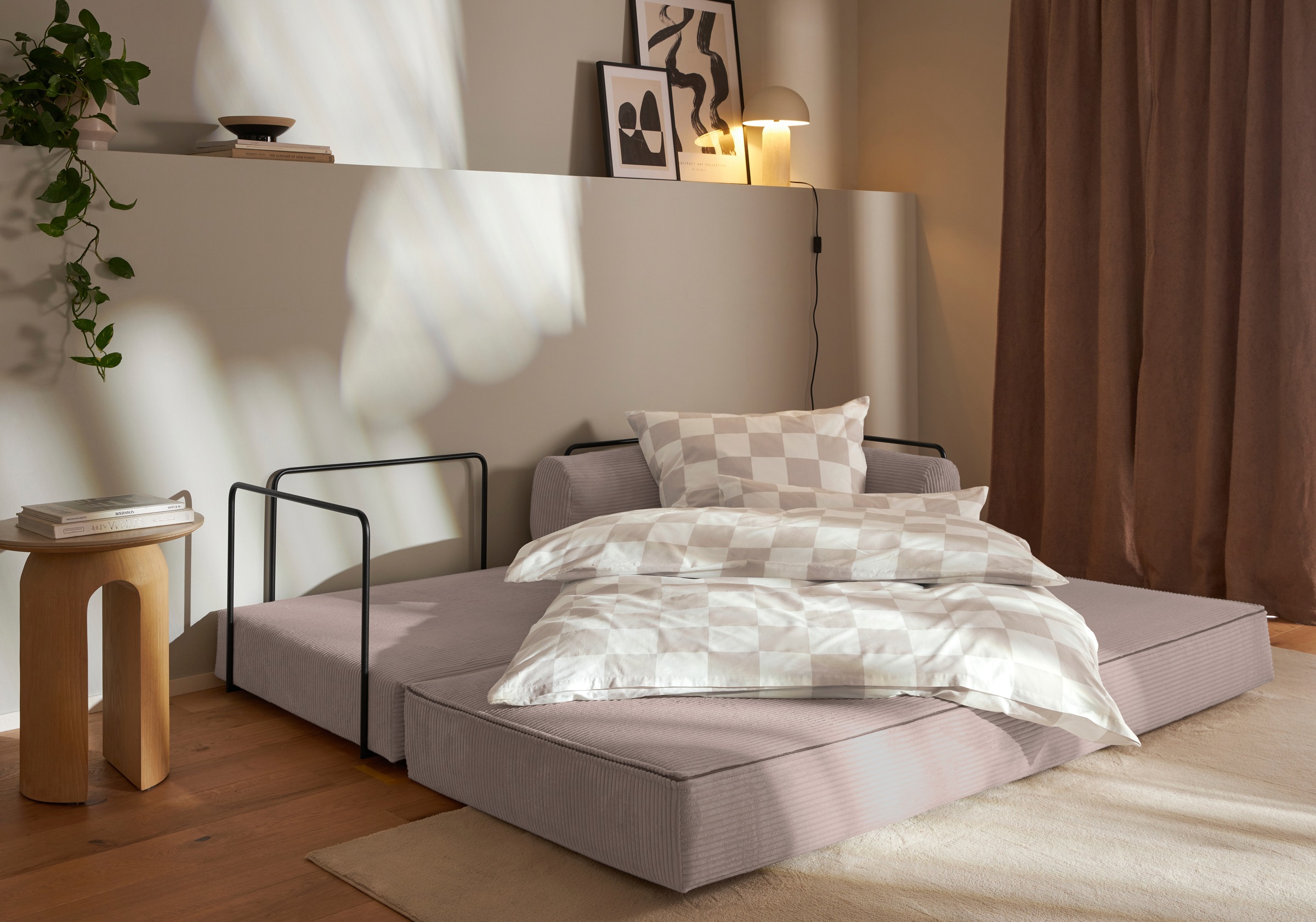 homsy by Ana Johnson Schlafsofa "Folda, Dauerschläfer, Breite 206 cm, Liege günstig online kaufen