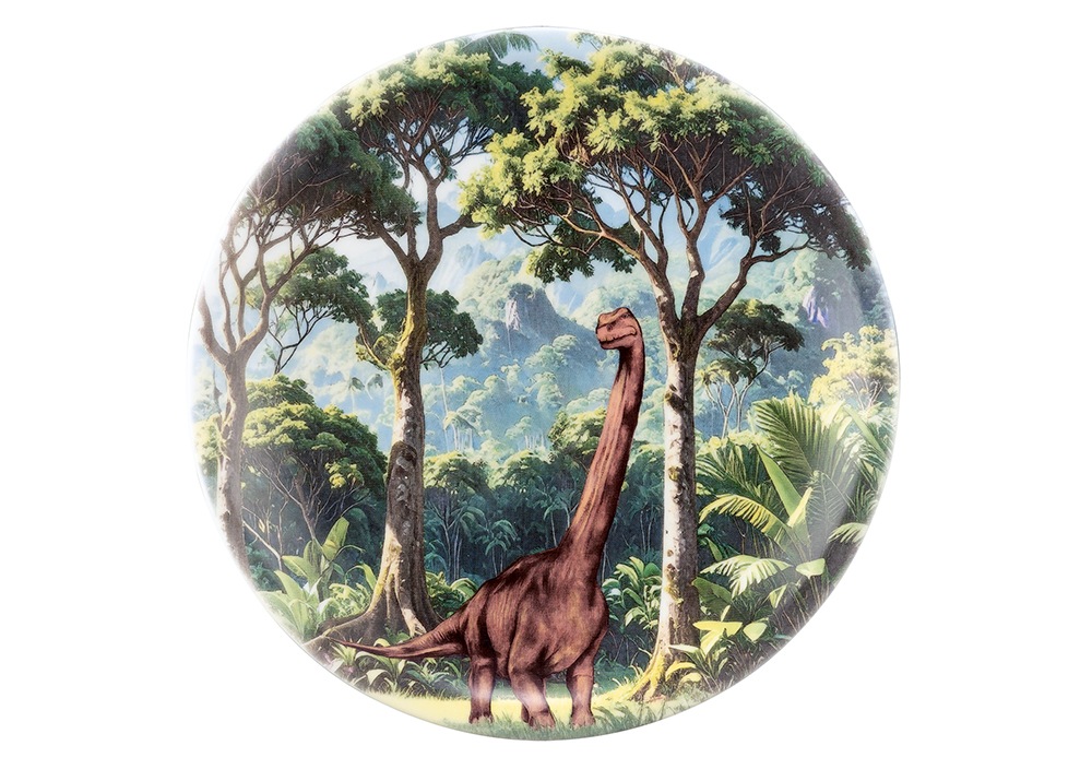 Seltmann Weiden Frühstücksteller "Teller rund 19 cm" Frühstücksteller mit Dino - Design
