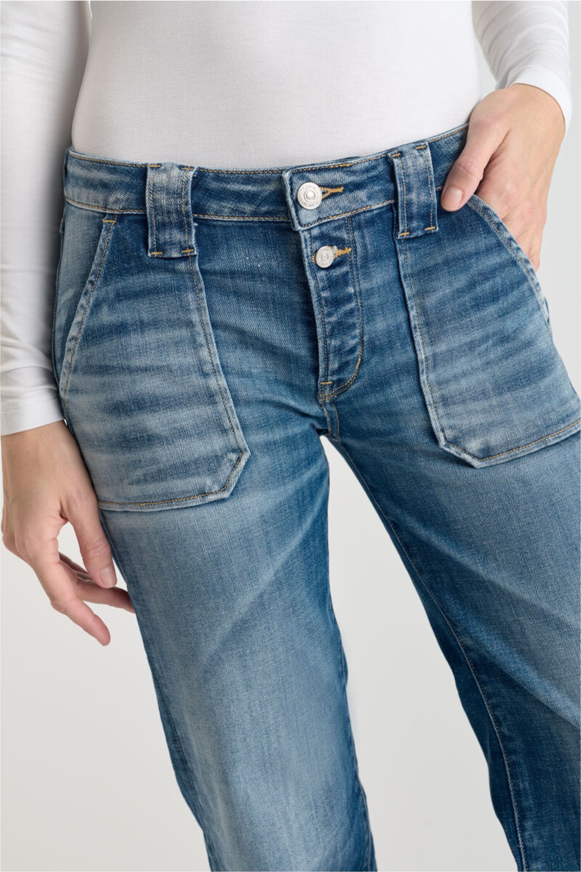 Le Temps Des Cerises Bequeme Jeans mit Boocut-Schnitt