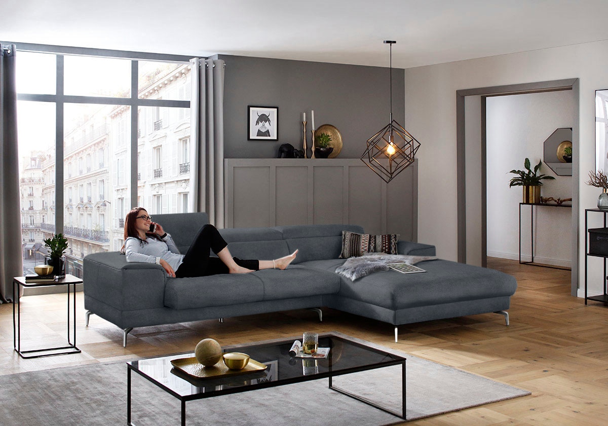 W.SCHILLIG Ecksofa "piedroo, Designsofa mit tollem Sitzkomfort, bequem und günstig online kaufen
