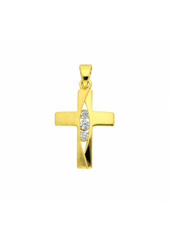 Adelia´s Kette ohne Anhänger »333 Gold Kreuz Anhänger mit Zirkonia - Set mit Halskette« kaufen