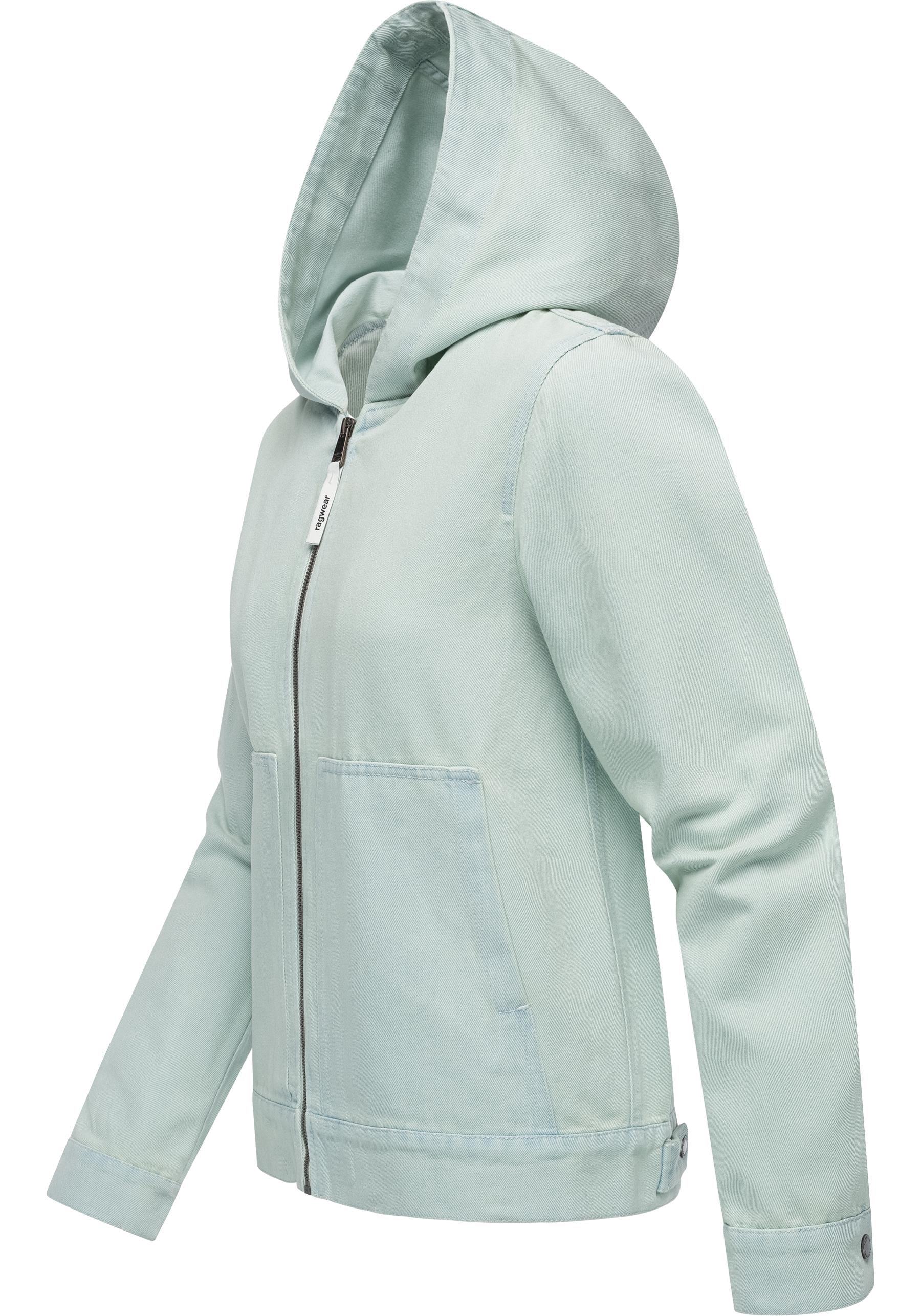 Ragwear Jeansjacke »Lerris Denim«, mit Kapuze, Leichte Übergangsjacke in Denim-Optik mit Kapuze