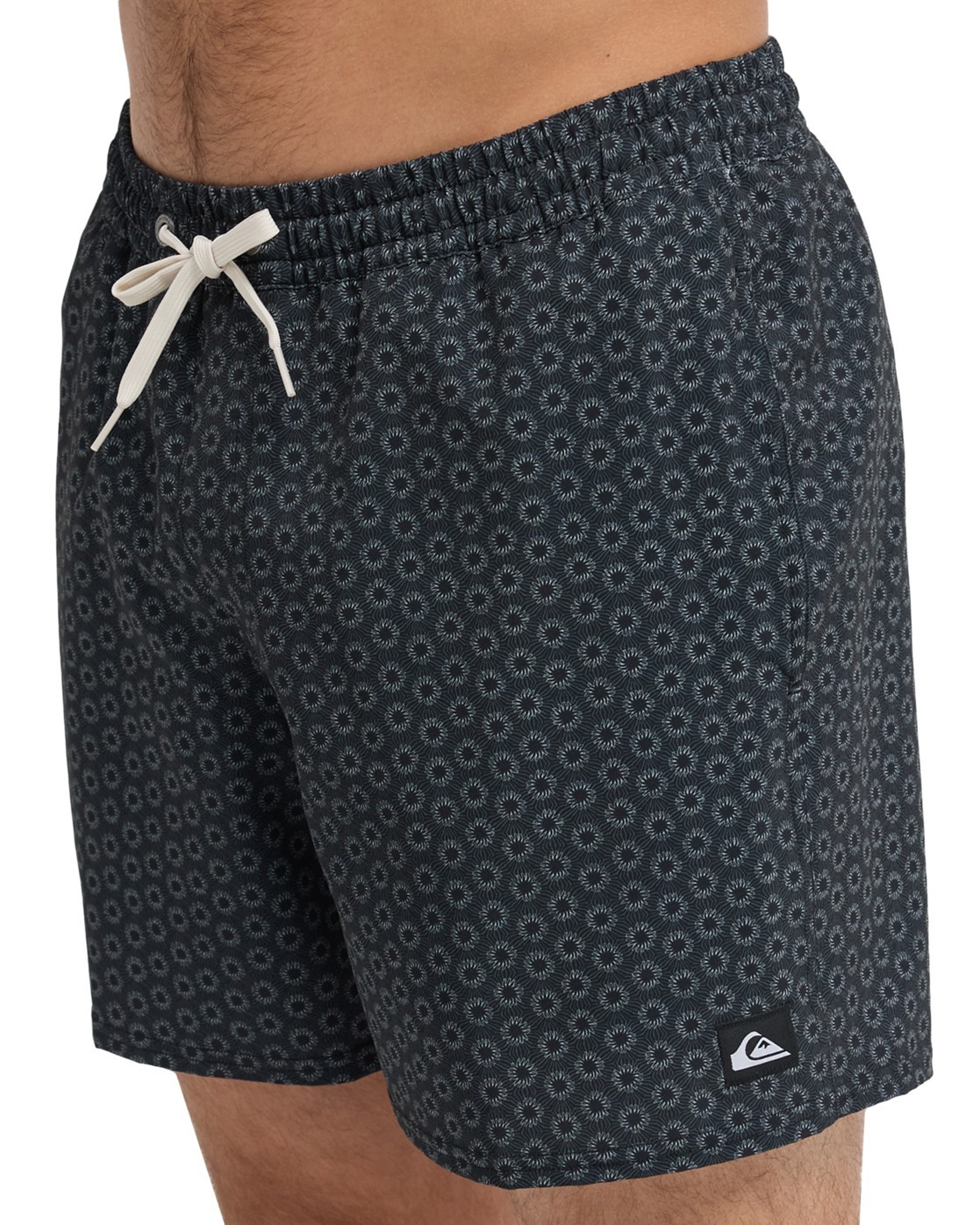 Quiksilver Short De Bain Stretch Printed Volley 16´´ Black Mini Mayhem M Homme 3