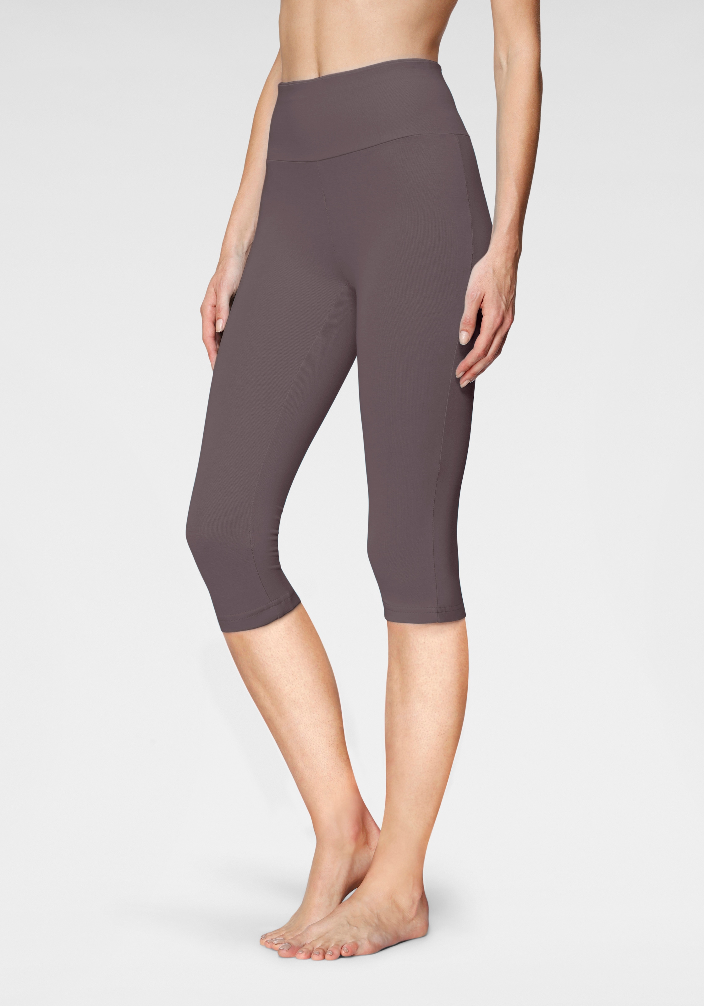 LASCANA Caprileggings, mit breitem, weichen Bündchen