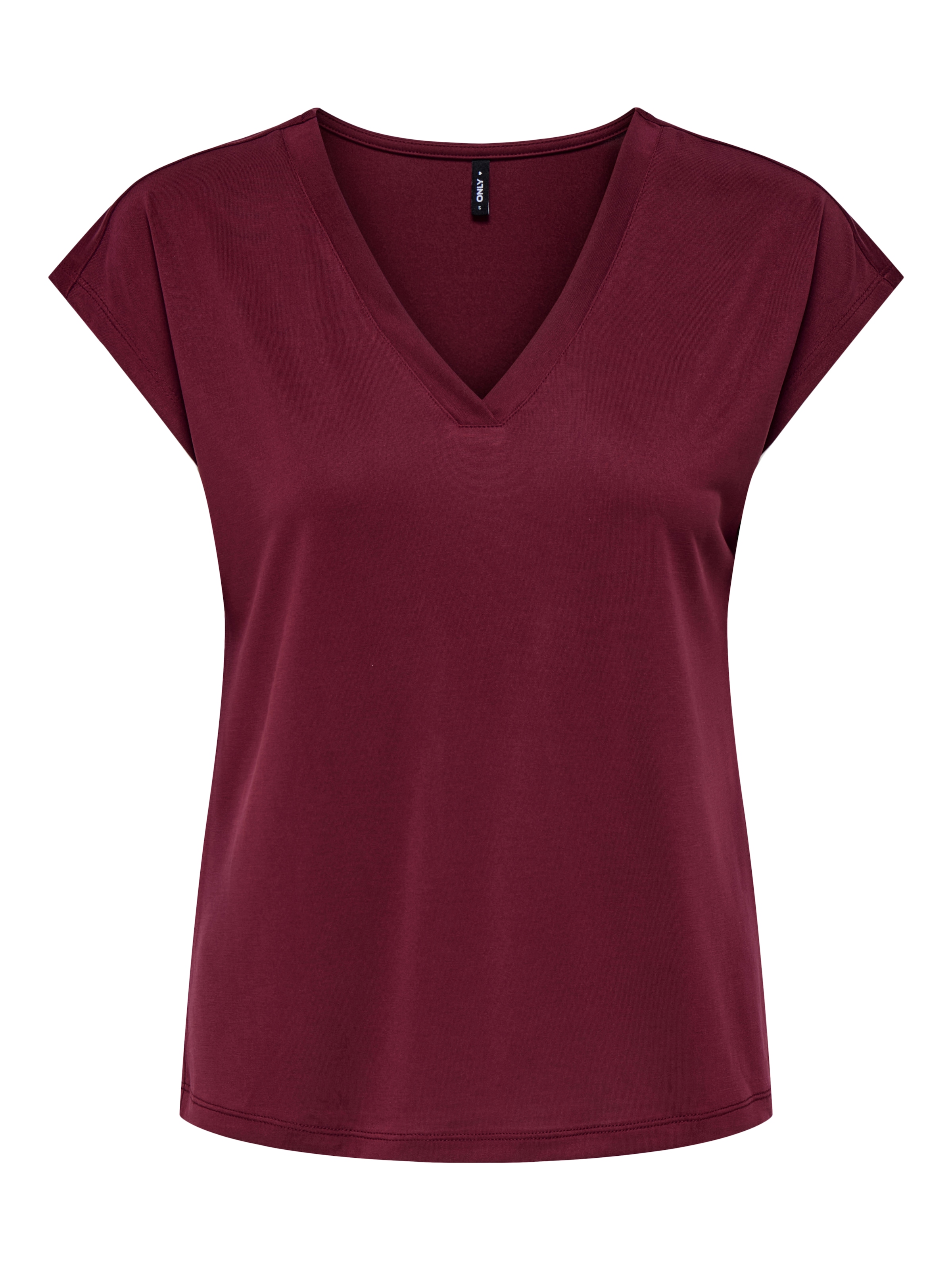 ONLY V-Shirt »ONLFREE S/S MODAL V-NEC TOP BOX JRS NOOS«