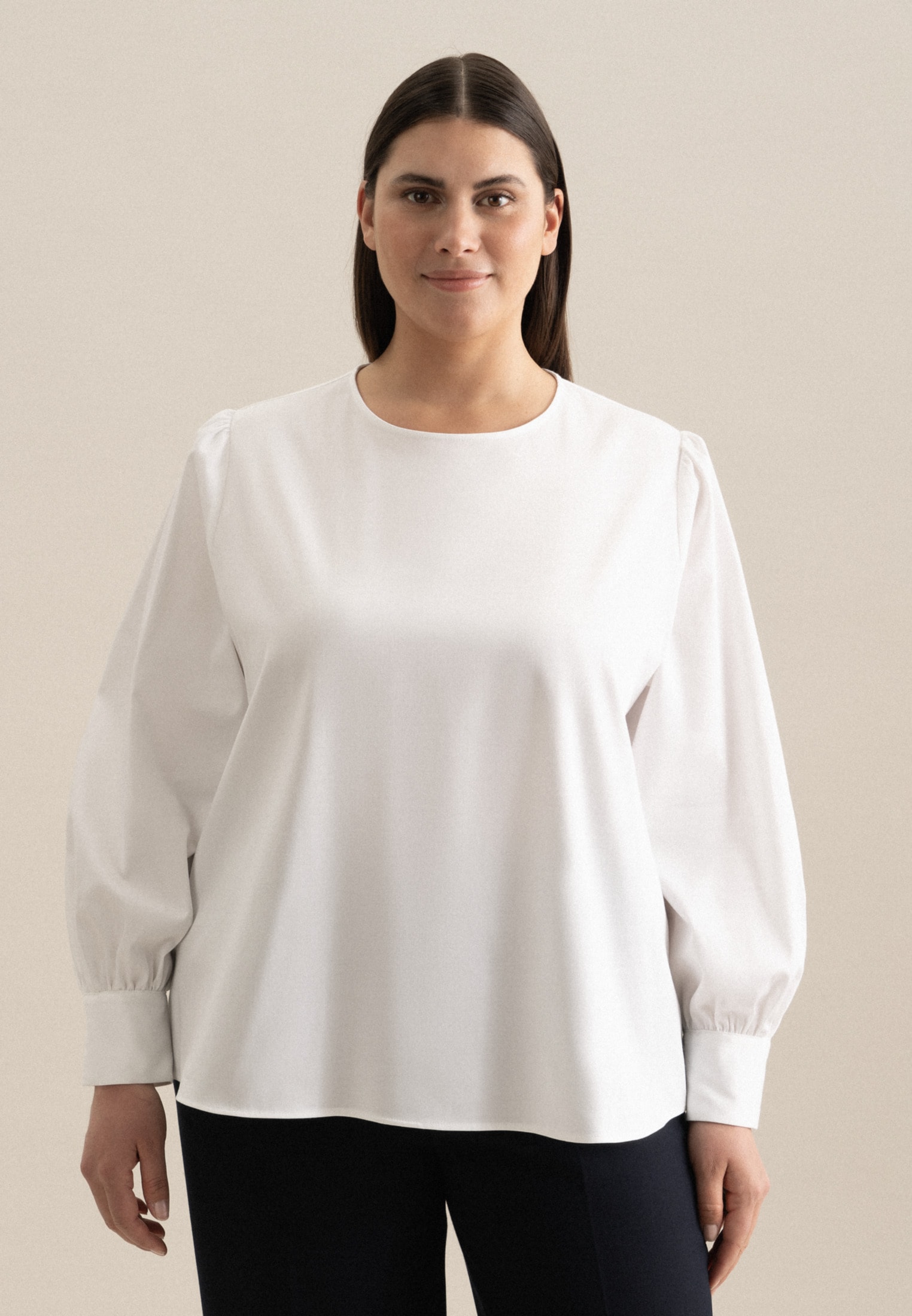 seidensticker Shirtbluse »Schwarze Rose« Langarm Run...