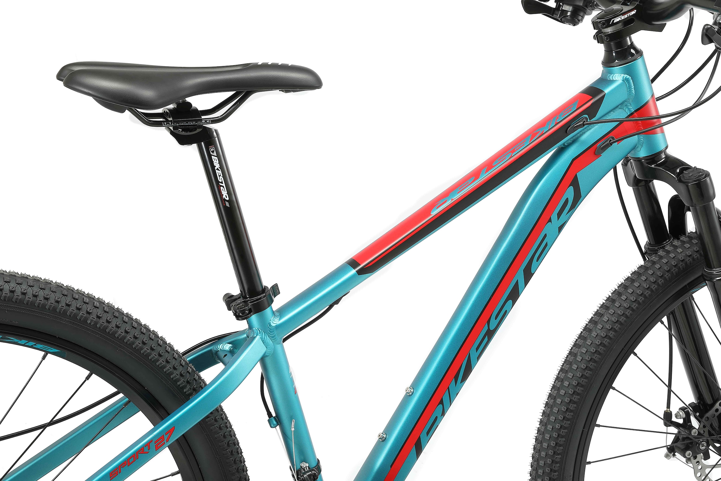 Bikestar Mountainbike, 21 Gang, Shimano, RD-TY300 Schaltwerk, Kettenschaltung, für Damen und Herren, Kettenschaltung