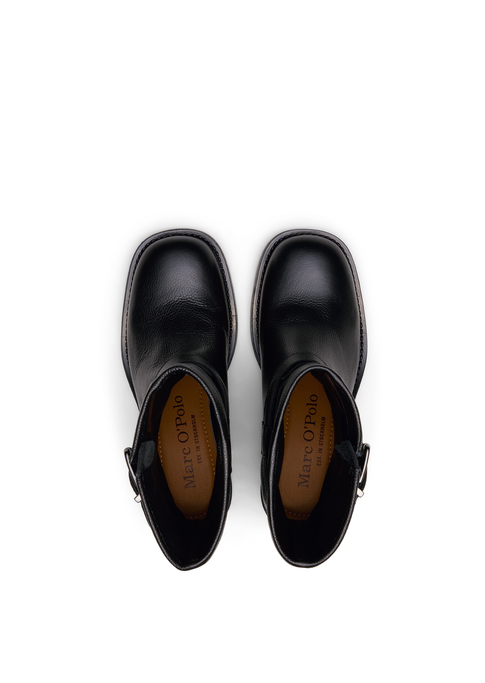 Marc O'Polo Stiefelette »aus fein strukturiertem Rindleder«