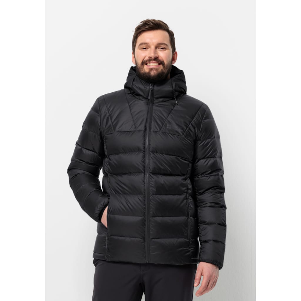 Jack Wolfskin Daunenjacke »NEBELHORN DOWN HOODY M«, mit Kapuze