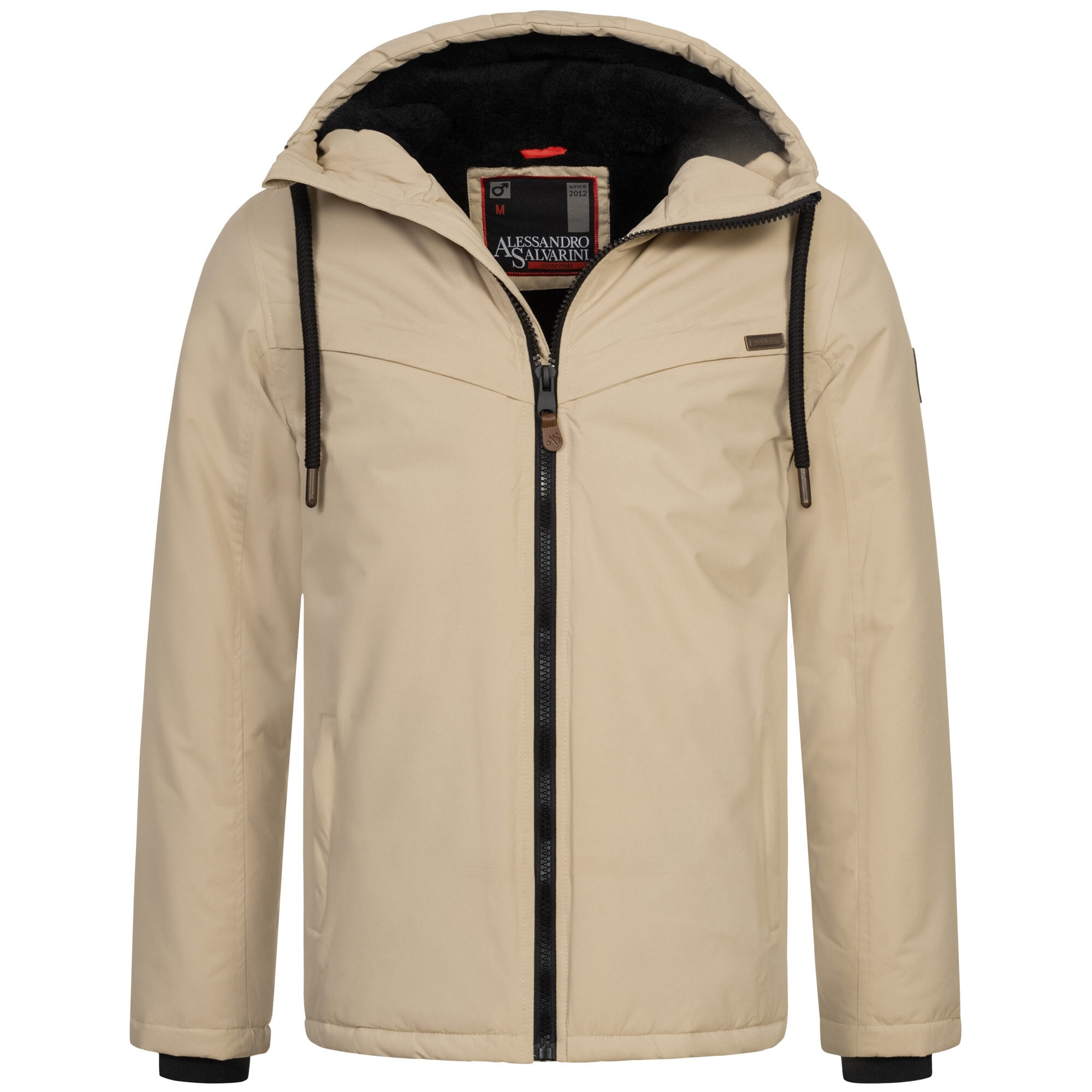 Alessandro Salvarini Winterjacke »ASLighty«, innen komplett mit warmem Teddyfell