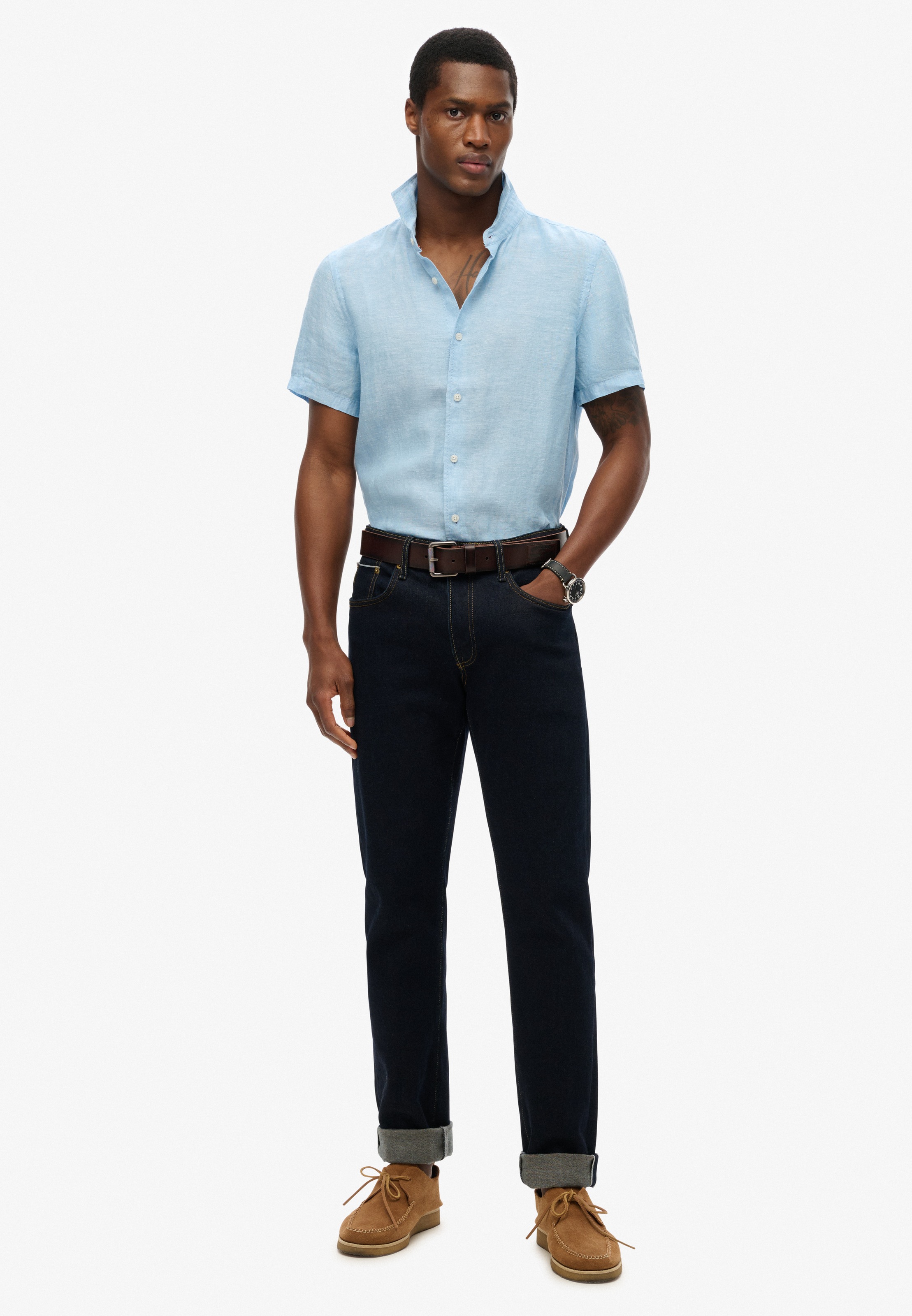 Thumbnail - Superdry Kurzarmhemd "VACATION LINEN S/S SHIRT"