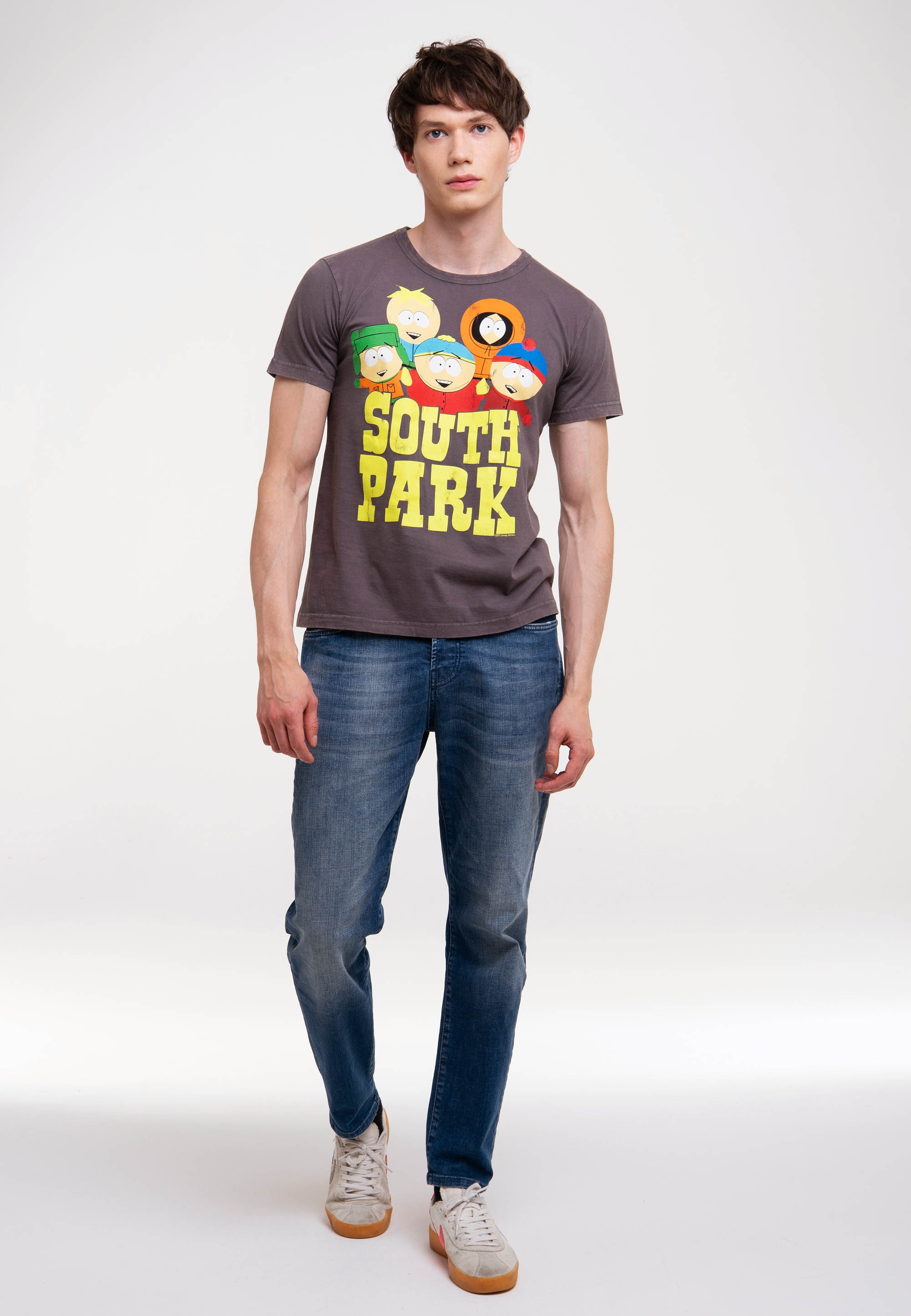 LOGOSHIRT T-Shirt ▷ Park bestellen BAUR Vintage-Print Fünf »South coolem - Freunde«, mit 