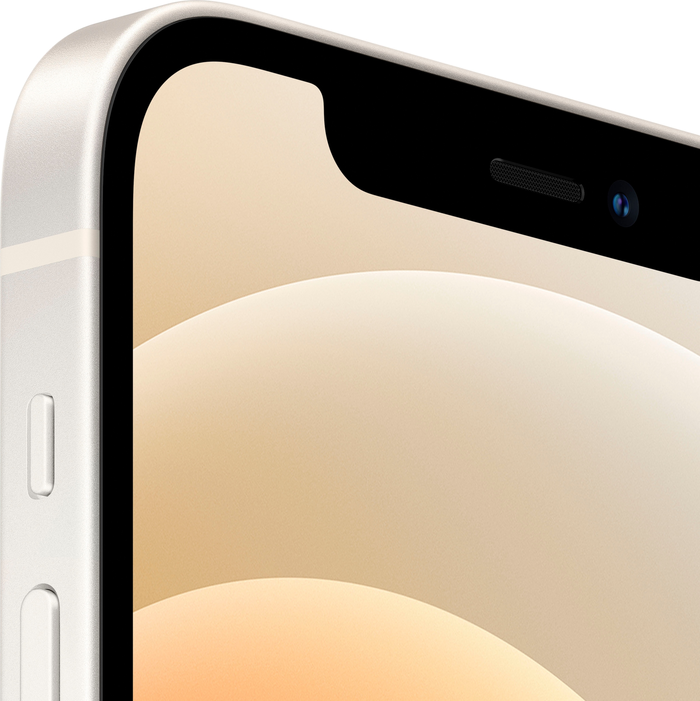 Apple Smartphone »iPhone 12 64GB«, weiß, 15,5 cm/6,1 Zoll, 64 GB Speicherplatz, 12 MP Kamera, ohne Strom Adapter und Kopfhörer, kompatibel mit AirPods, Earpods
