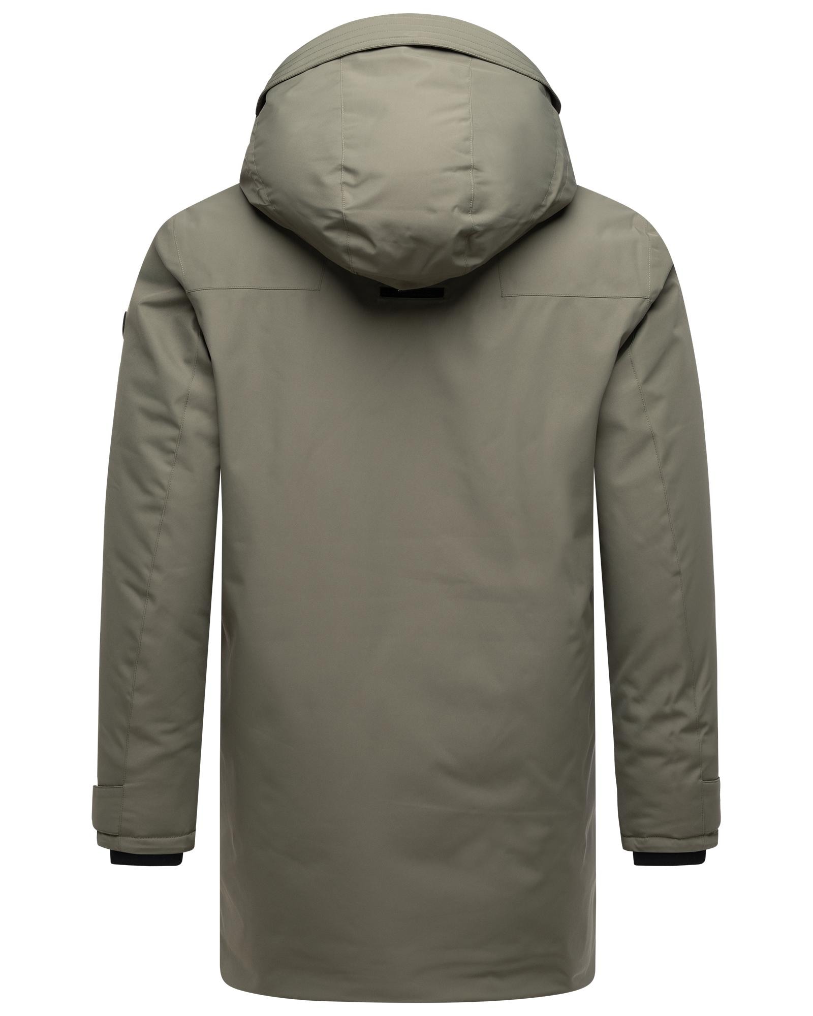 Stone Harbour Wintermantel »Netaan XX«, Herren Kurzmantel mit kuscheliger Kapuze