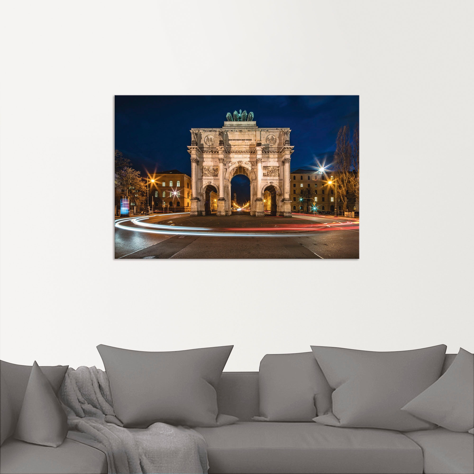 Artland Wandbild "Siegestor München, Deutschland", Elemente der Architektur günstig online kaufen