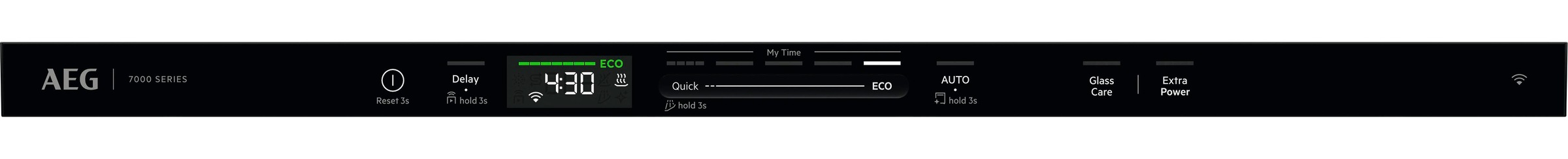 AEG vollintegrierbarer Geschirrspüler Serie 7000, 60 cm, WiFi »V72GIB10SN« 13 tlg. Maßgedecke Wassersparende Spülmaschine: 8,4l im Eco-Programm-effiziente Reinigung