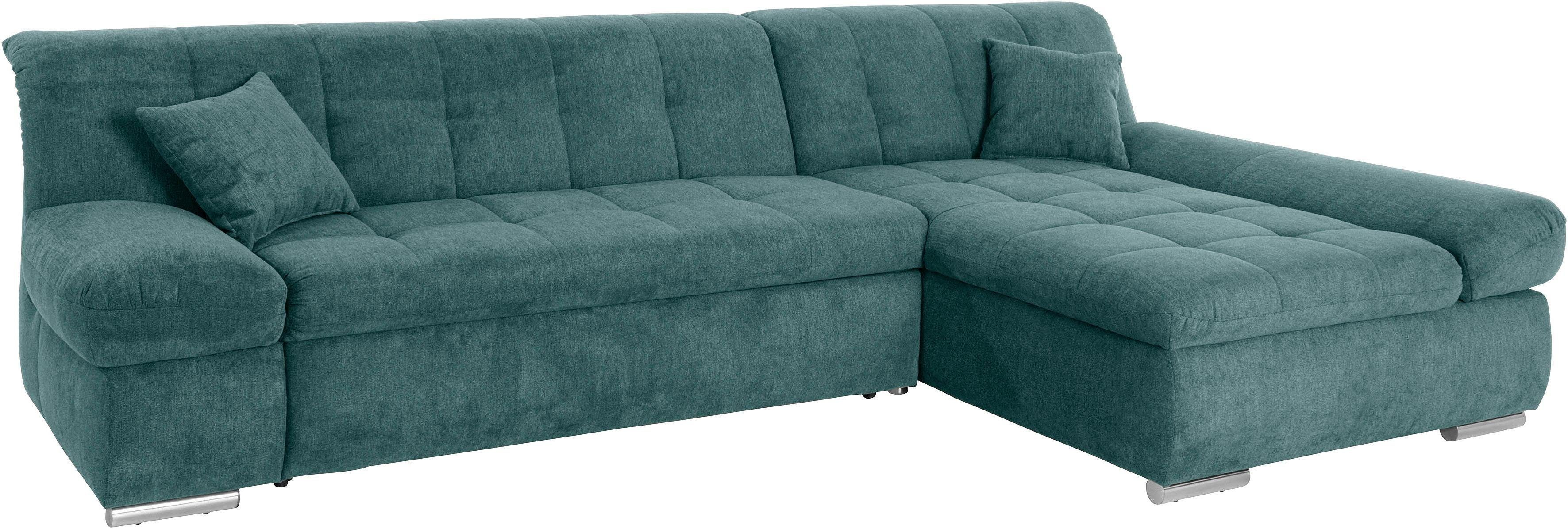 DOMO collection 1100000002199 "MONA 297x173 cm, modern und komfortabel" whlw. mit Bettfunktion, L-Form