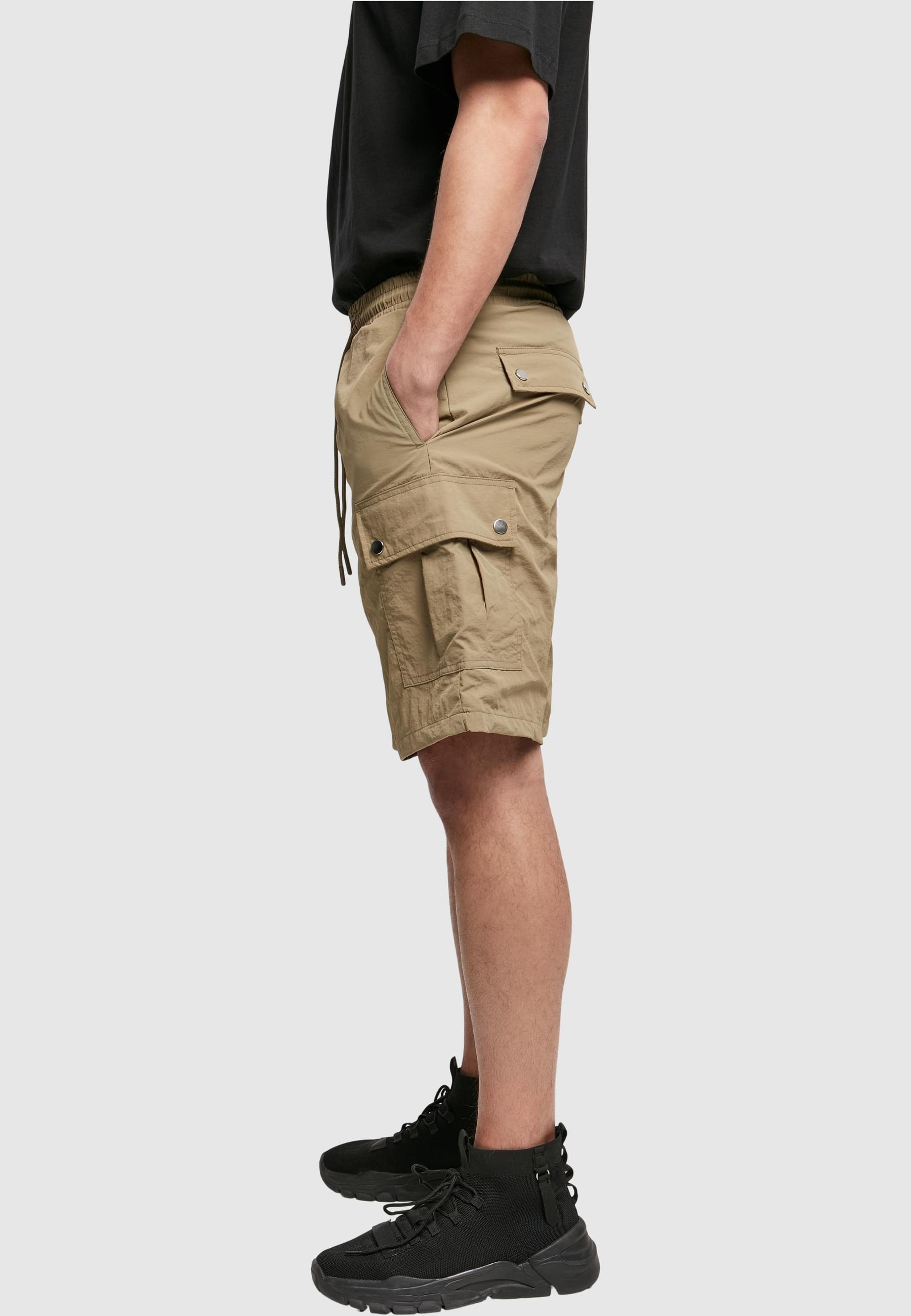 URBAN CLASSICS Cargohose »Urban Classics Herren Nylon Cargo Shorts«, (1 tlg.)