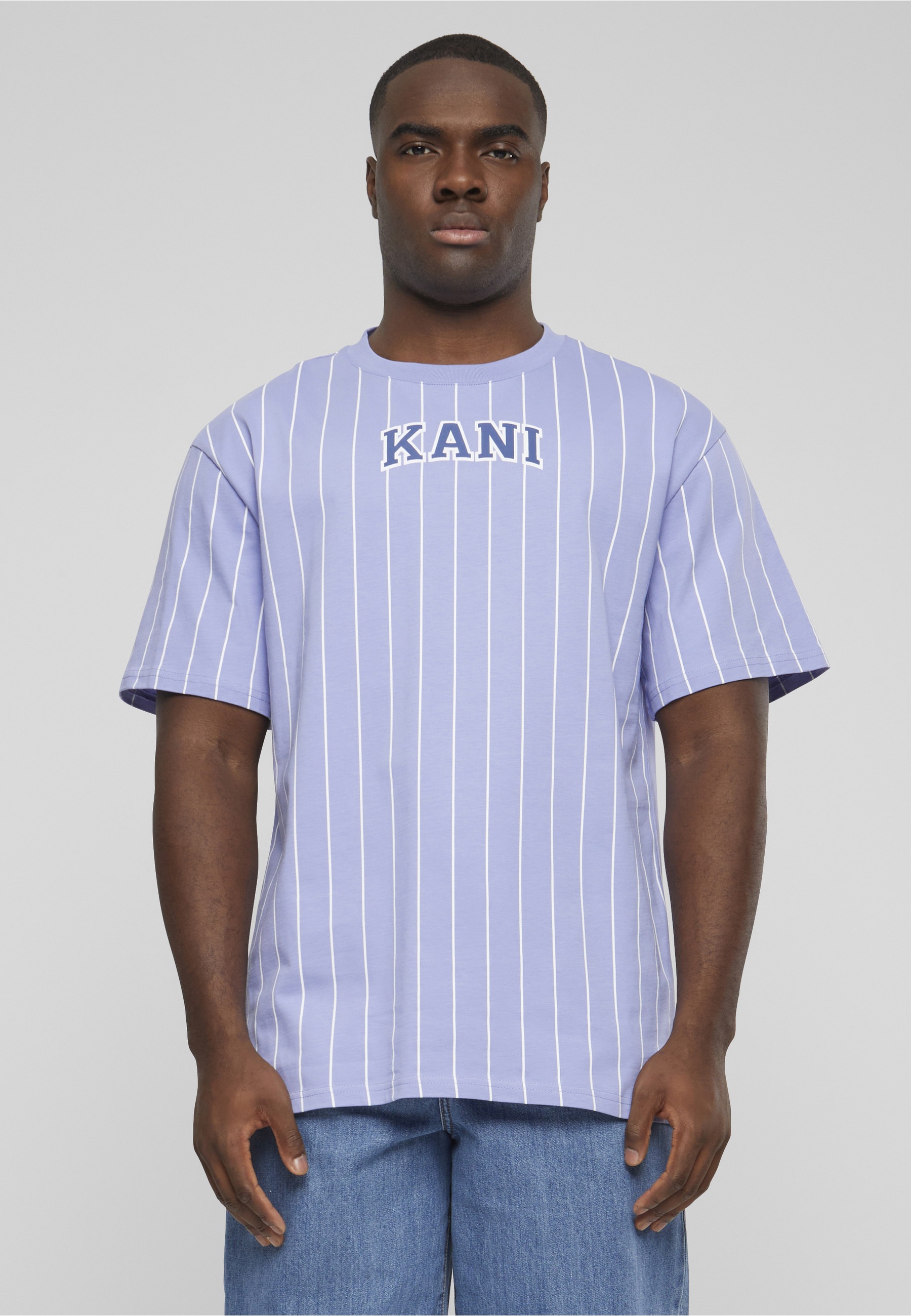 Karl Kani T-Shirt »Karl Kani Herren KM241-025-1 Karl Kani Small Serif Pinstripe Tee« 1 Stk.