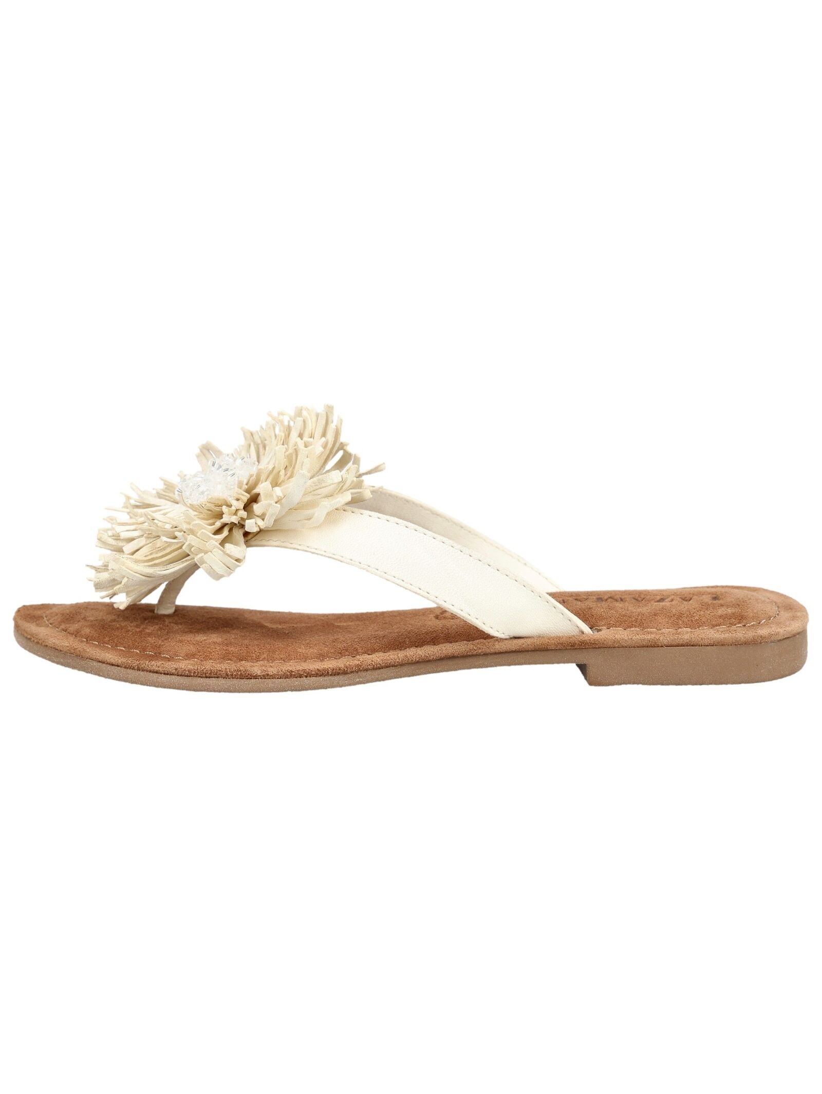 Lazamani Zehentrenner »Lazamani Pantoletten Leder/Textil«