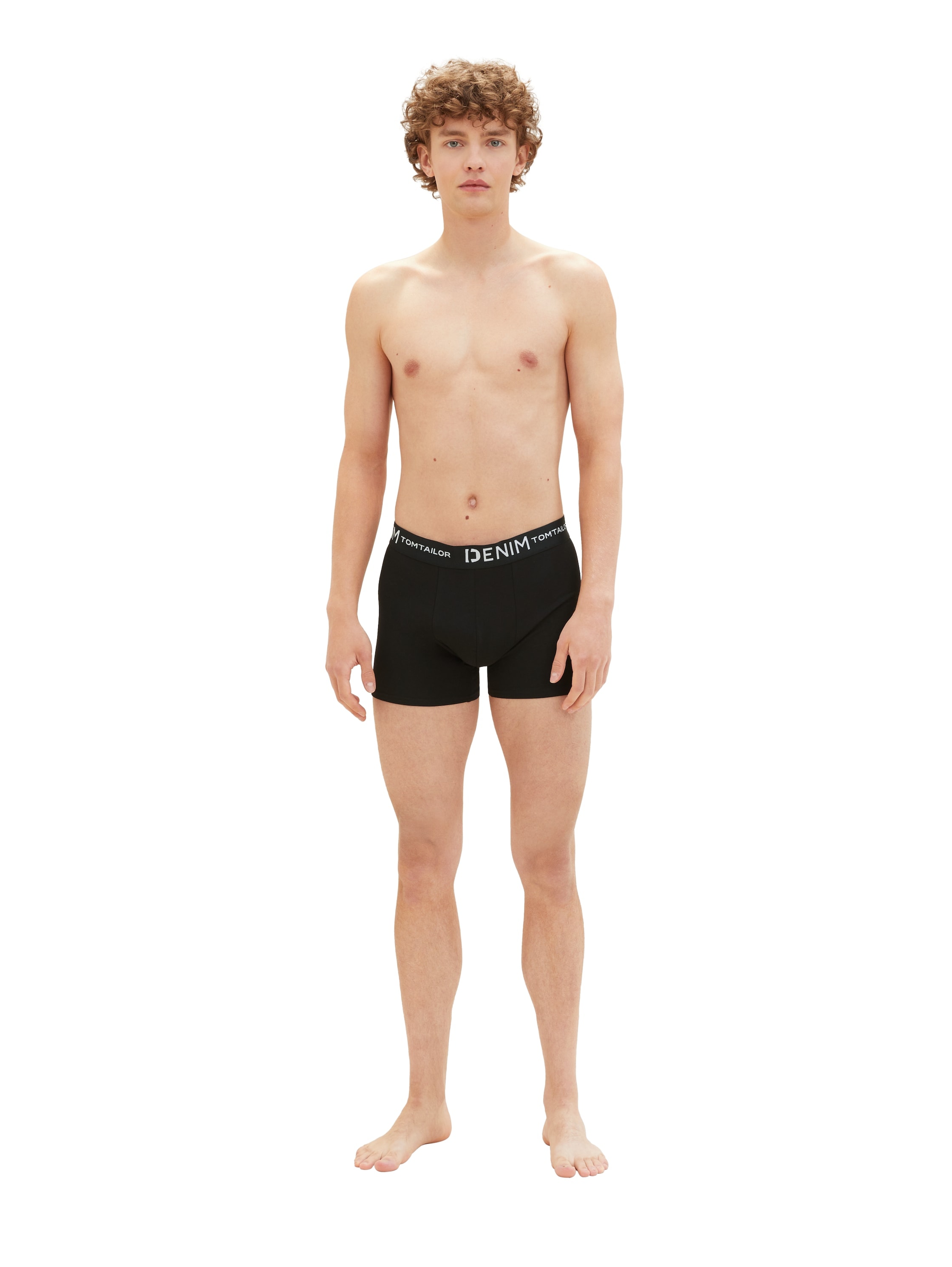 TOM TAILOR Denim Boxershorts Packung, 3 Stk. mit Logo-Stretchbund