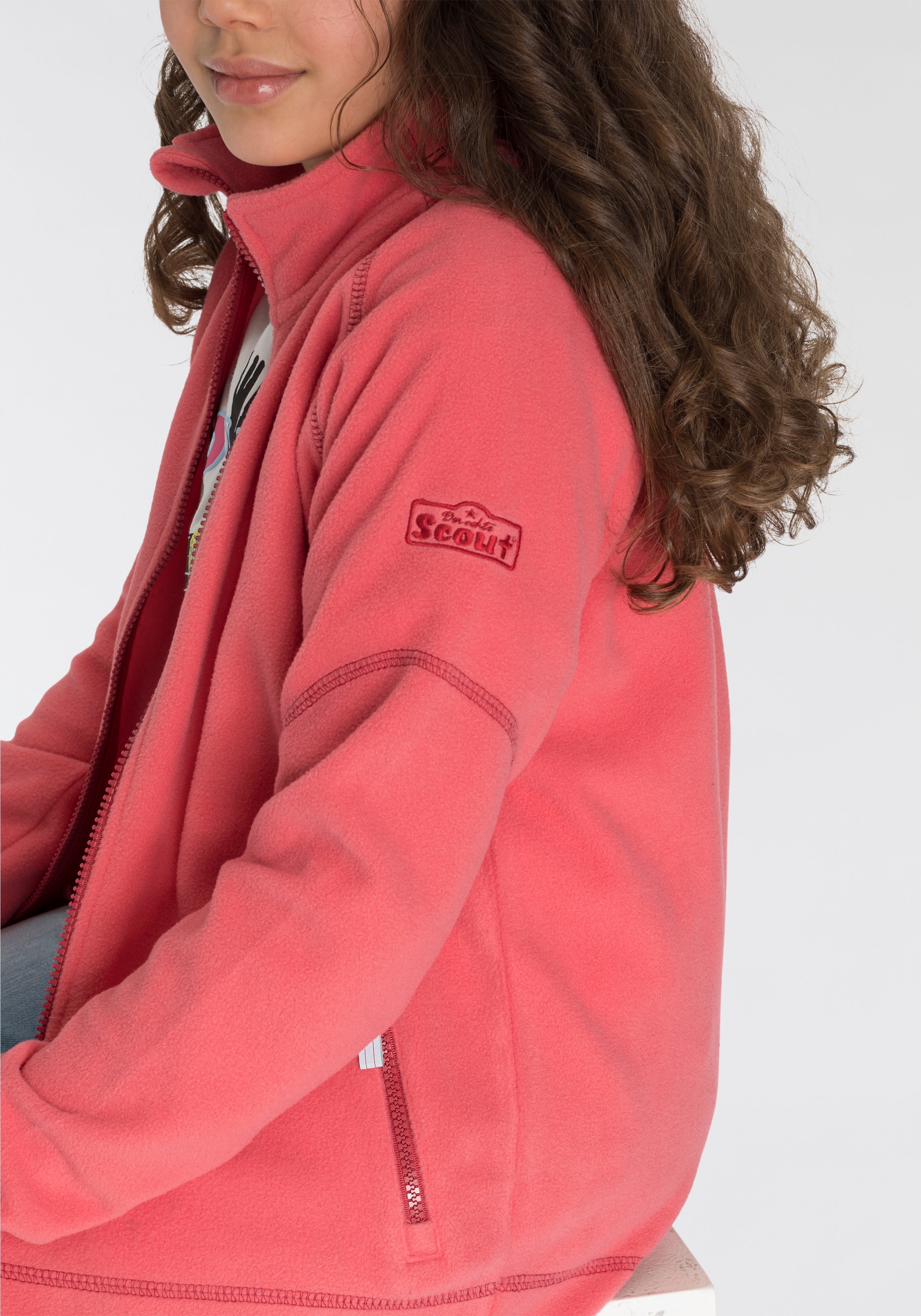 Scout Fleecejacke »COZY«, ohne Kapuze, wärmendem leichtem, BAUR Microfleece aus 