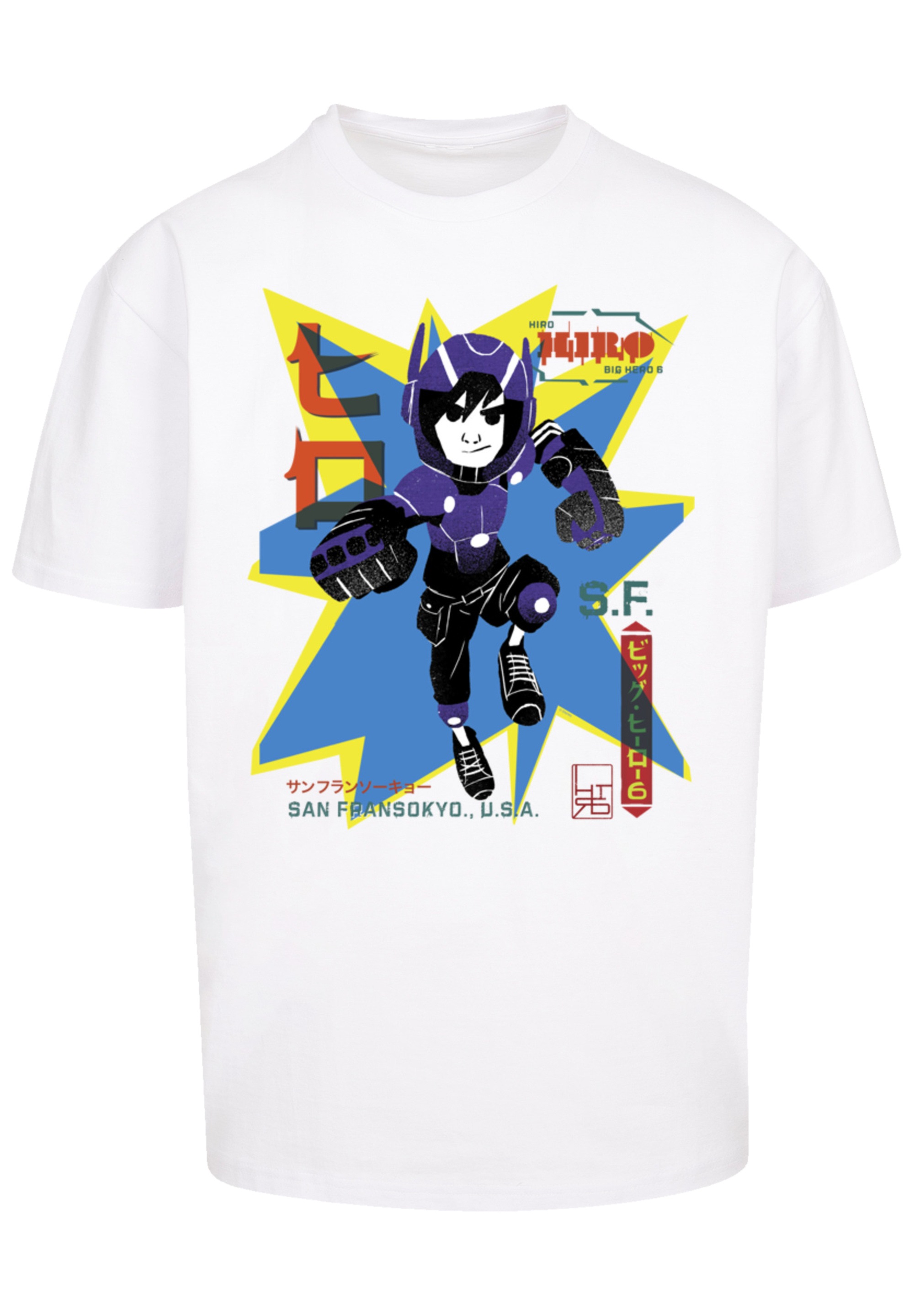 F4NT4STIC T-Shirt »Big Hero 6 Hiro Manga«, Premium Qualität