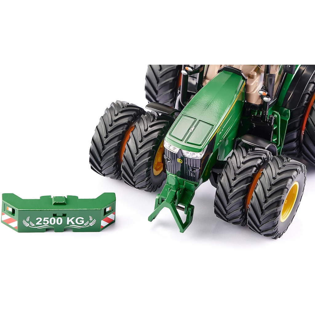 Siku RC-Traktor »SIKU Control, John Deere 7290R mit Doppelreifen (6736)«, inkl. Bluetooth App-Steuerung & Fernsteuermodul; 1:32; mit Licht