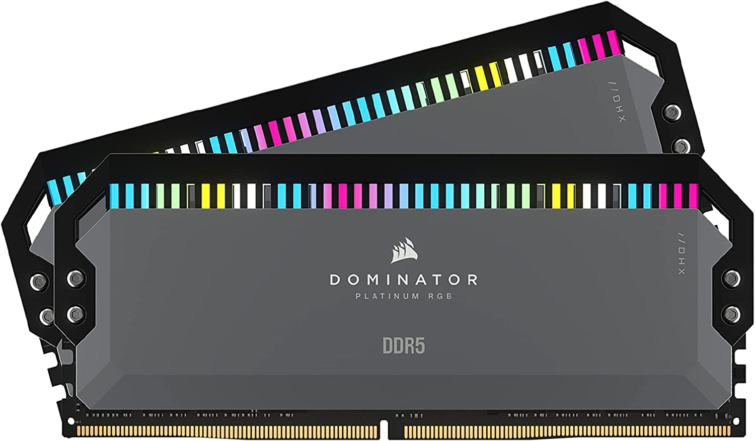 Corsair Arbeitsspeicher »DOMINATOR PLATINUM RGB DDR5 5600 64GB (2x32GB)«, RGB Beleuchtung ICUE, AMD optimiert