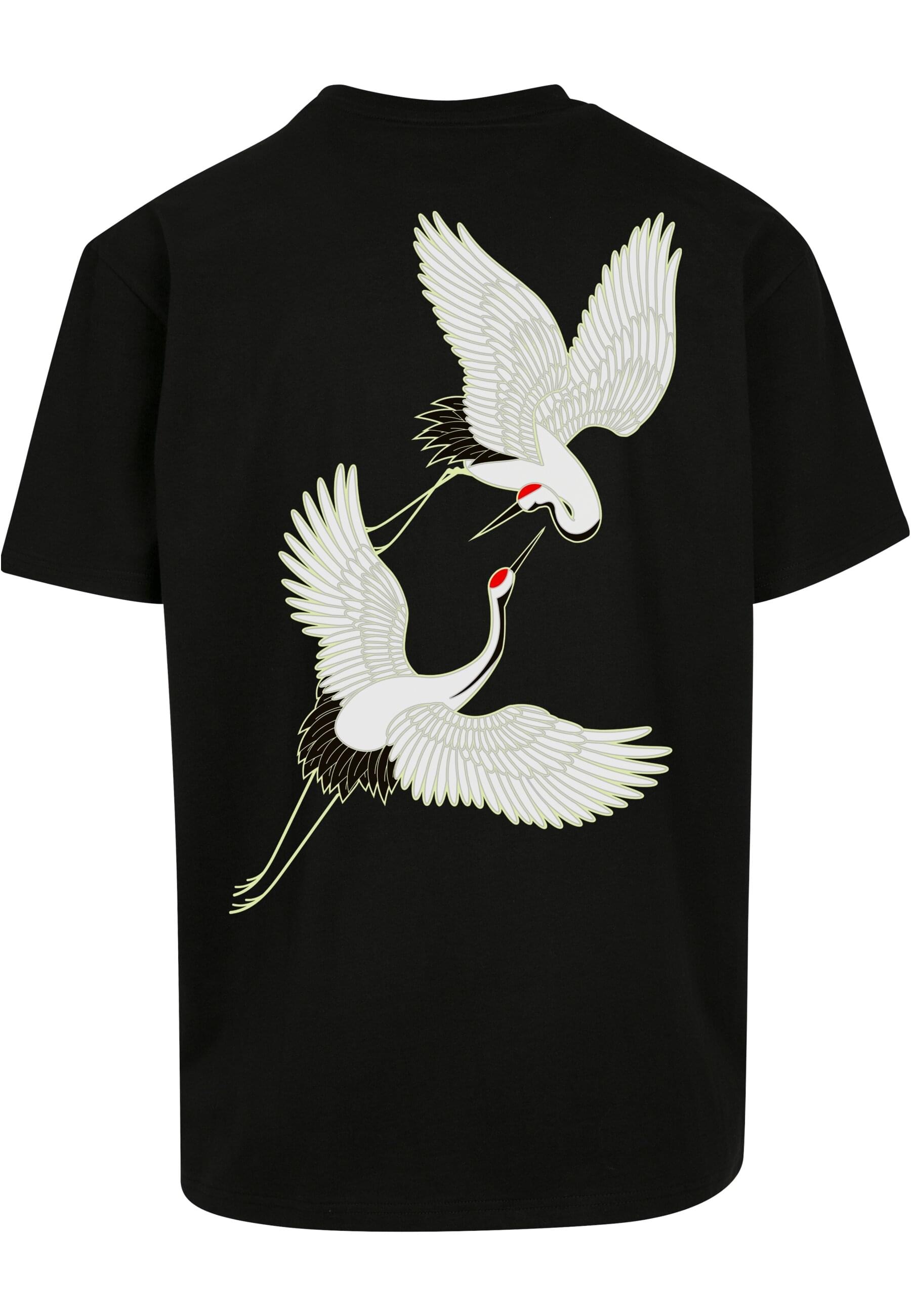 MisterTee T-Shirt »MisterTee Herren Fortune Cranes Heavy oversize Tee«, (1 tlg.)
