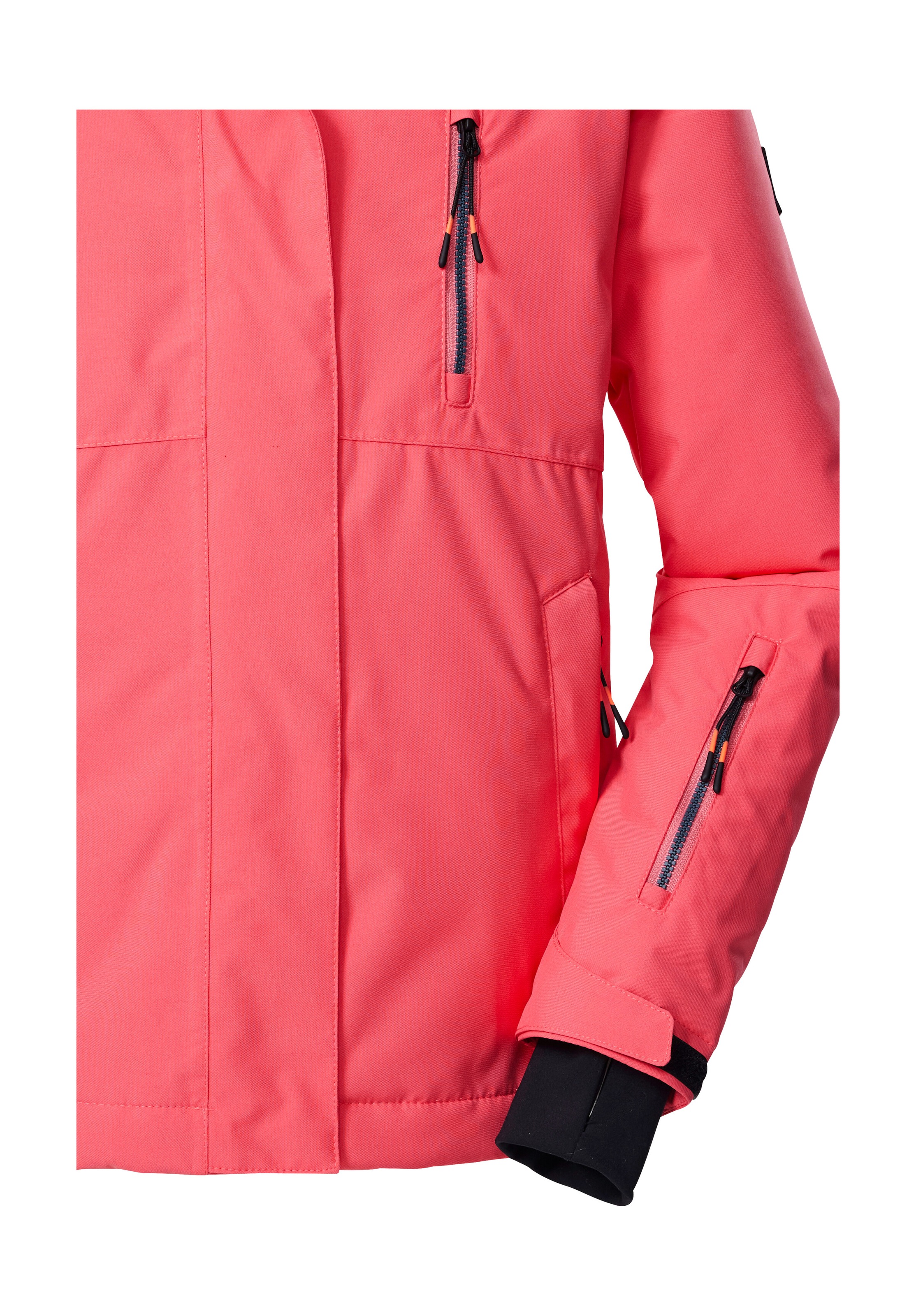 Killtec Skijacke »KSW 205 GRLS SKI JCKT«, Wasserdichte, atmungsaktive Ski-Jacke mit verstellbarer Kapuze