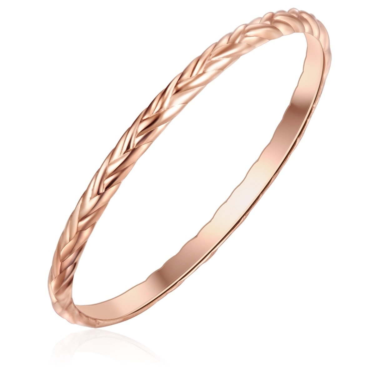 Glanzstücke München GSM535 Finger Ring Rose Gold Size 58 2