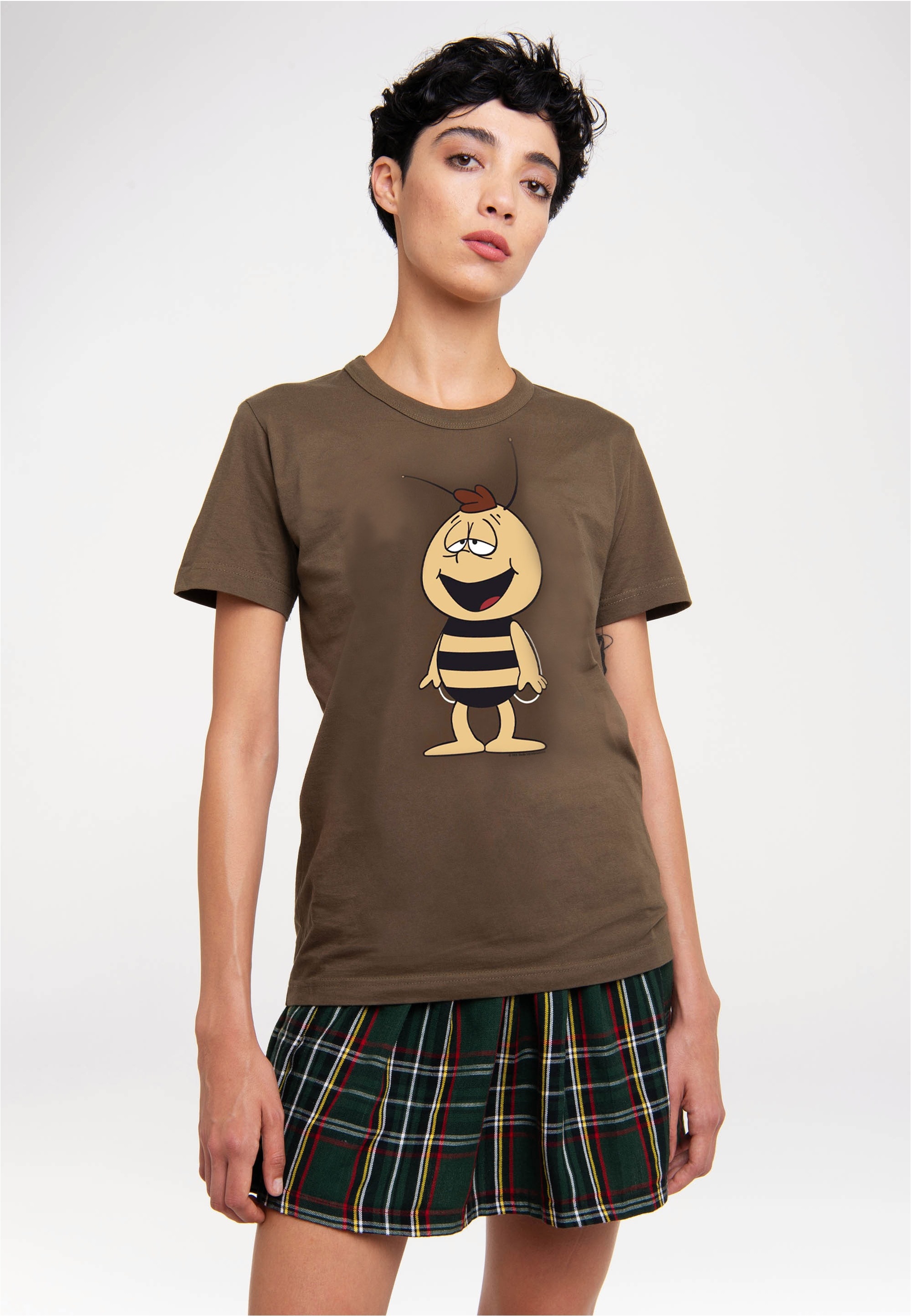 LOGOSHIRT T-Shirt "Die Biene Maja - Willi" mit coolem Print