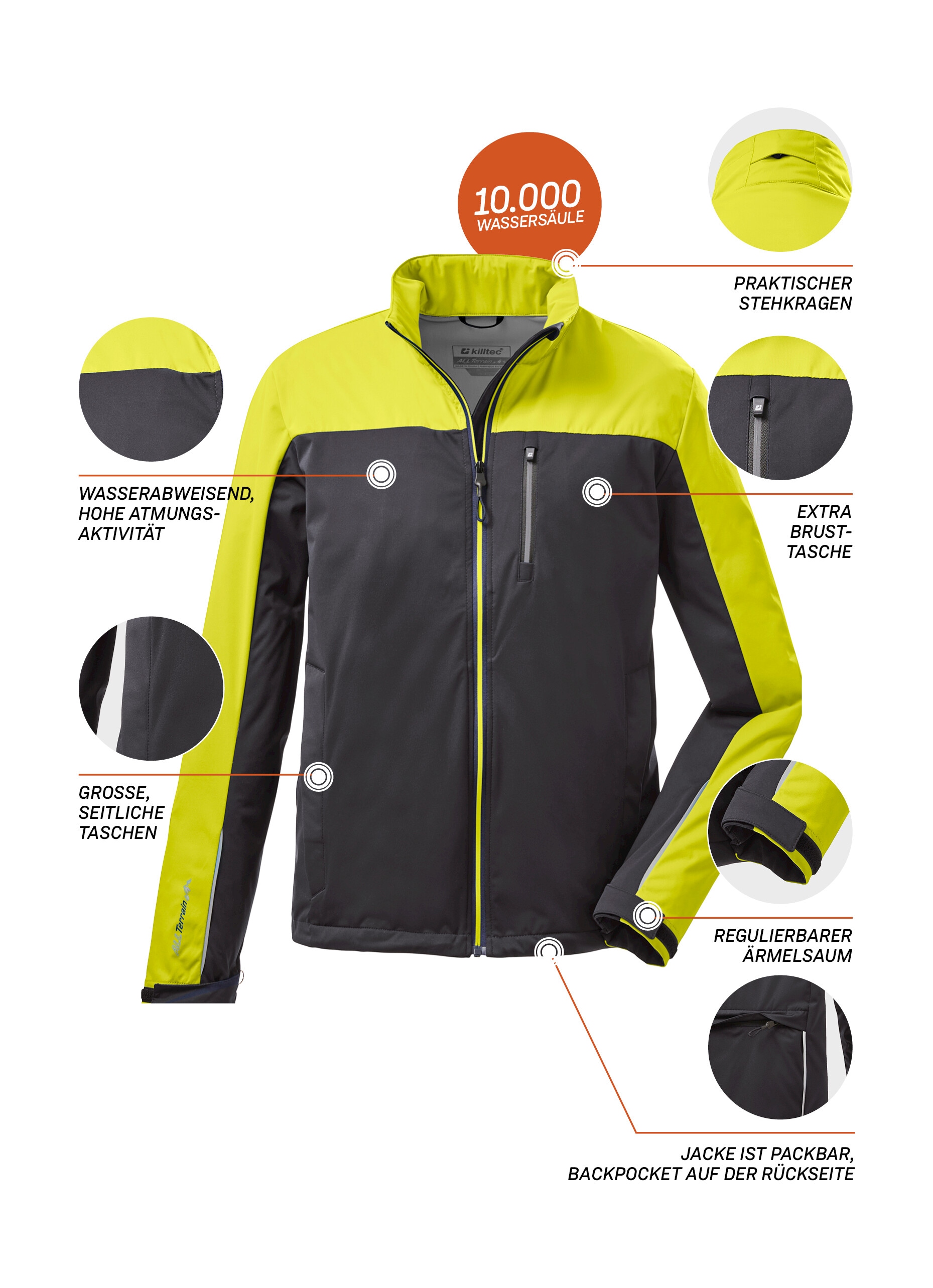 Killtec Softshelljacke »KOS 30 MN SFTSHLL JCKT«