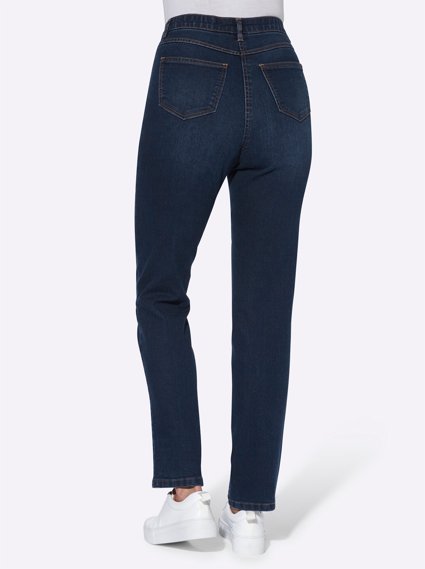 Classic Basics High-waist-Jeans, (1 tlg.)