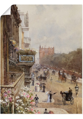 Wandbild »Piccadilly, London. 1894«, Gruppen & Familien, (1 St.)