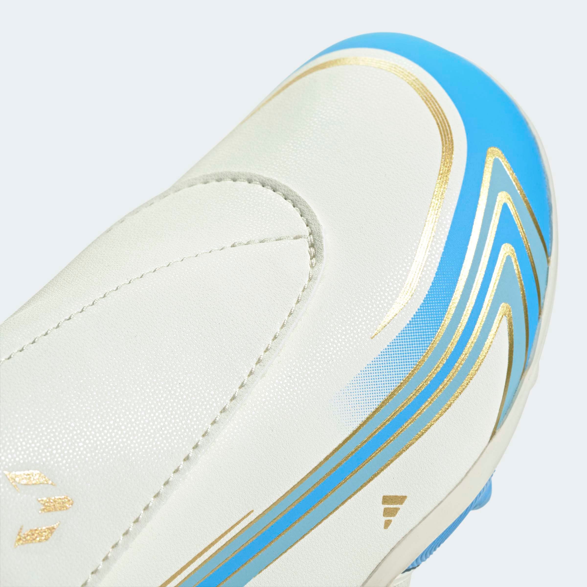 adidas Performance Fußballschuh »F50 MESSI CLUB KIDS , KLETTVERSCHLUSS, FESTE BÖDEN/GEMISCHTE BÖDEN«  für viele verschiedene Böden geeignet, für Jugendliche & Kinder