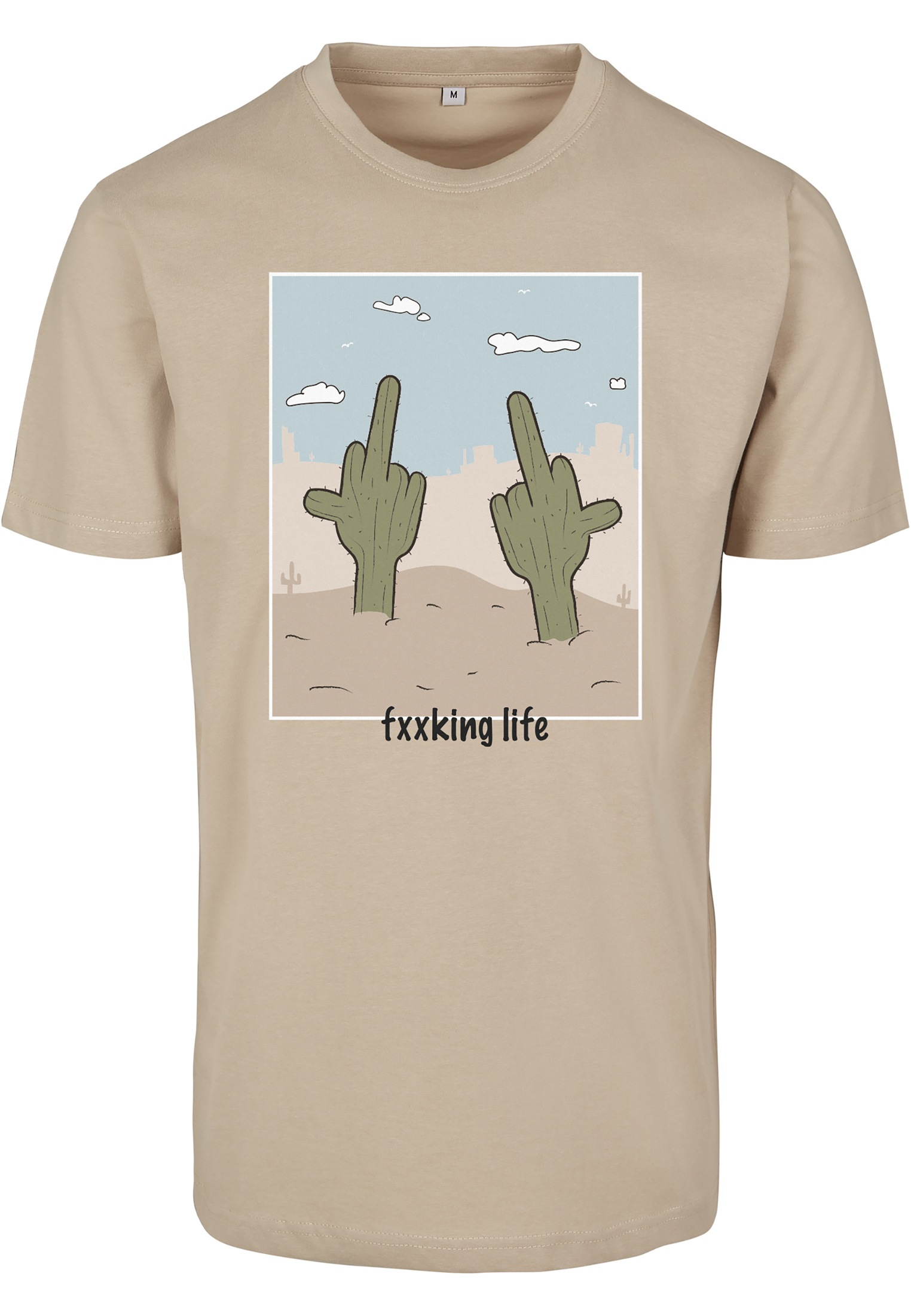 MisterTee Kurzarmshirt »Herren Fucking Life Tee« (1 tlg.)