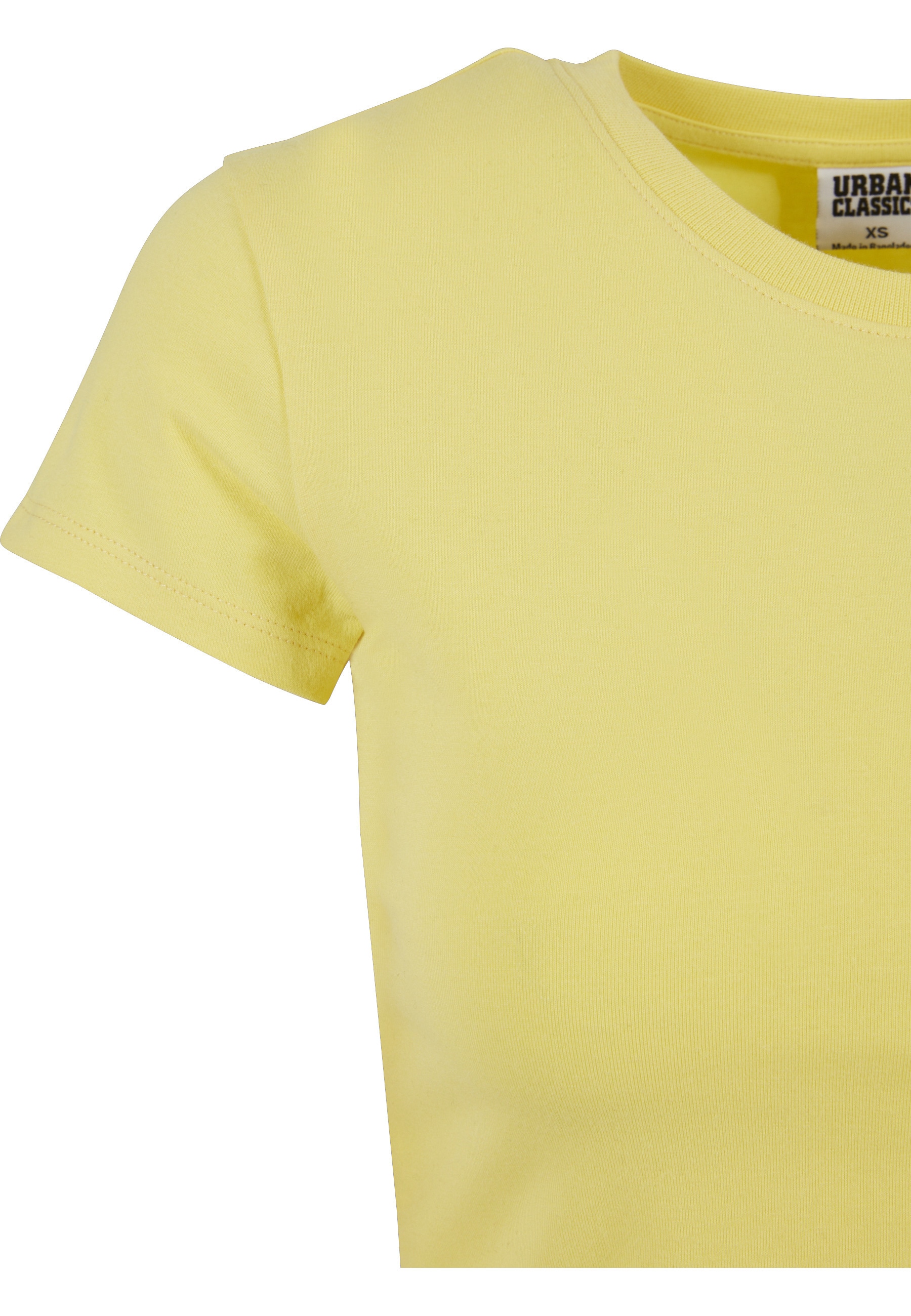 URBAN CLASSICS T-Shirt »Urban Classics Damen Ladies Stretch Jersey Cropped Tee« 1 Stk.