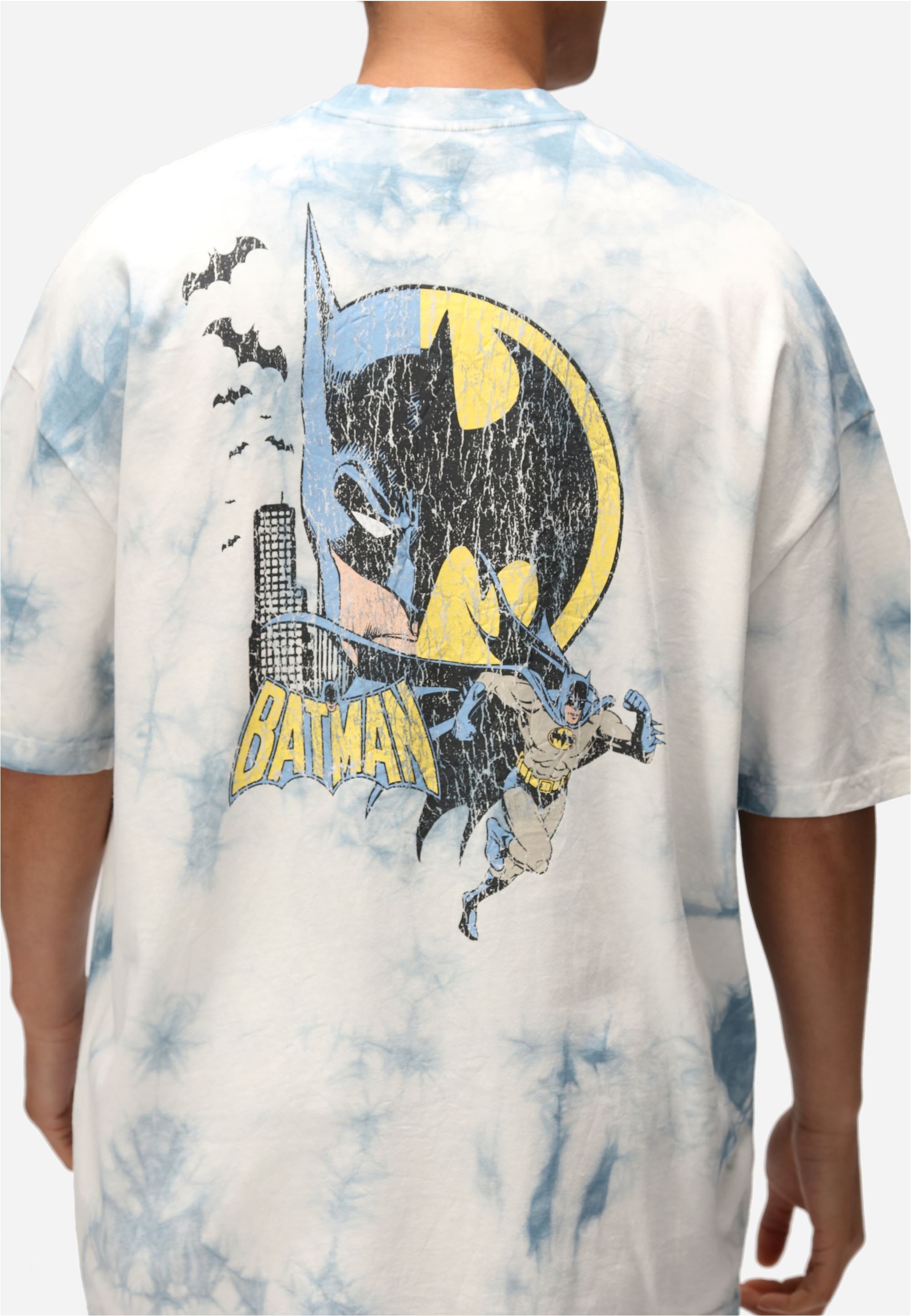 Recovered T-Shirt »Batman Split Graphic«, (1 tlg.), mit coolem Batman-Print