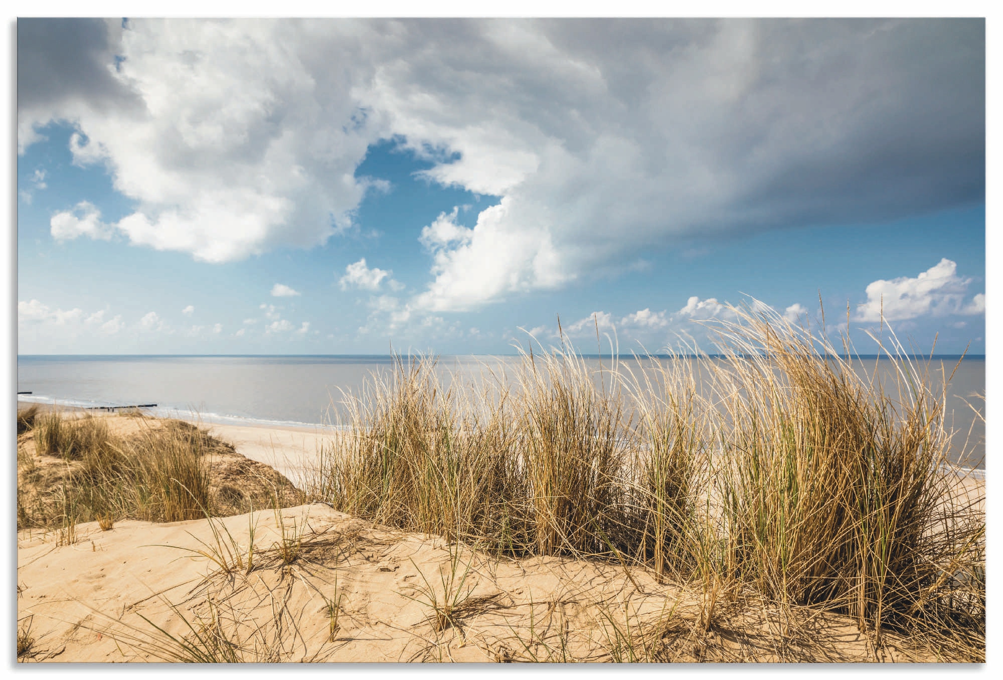 Artland Wandbild "Weg durch die Dünen am Roten Kliff", Strandbilder, (1 St. günstig online kaufen