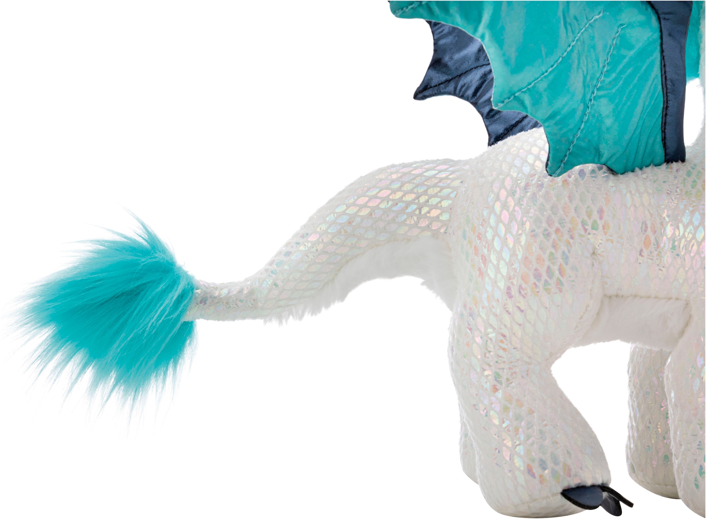 Nici Kuscheltier »Winter, Drache Zafura, 27 cm stehend« stehend, enthält recyceltes Material (Global Recycled Standard)