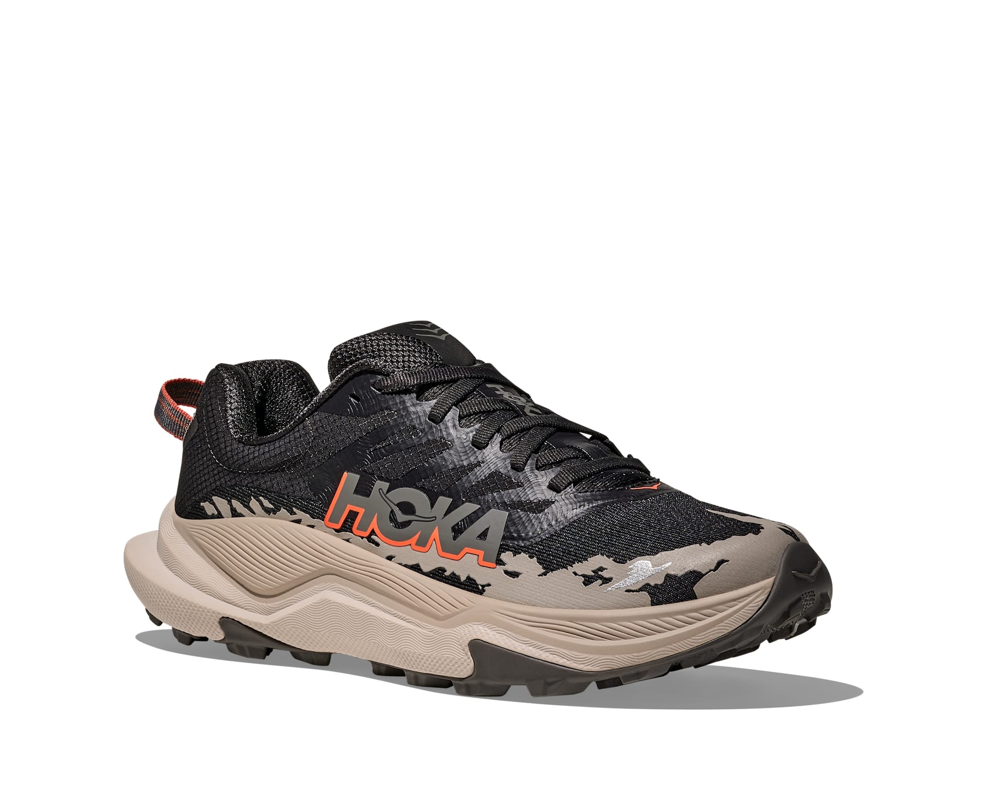Hoka One One Torrent 4 Trail Running Shoe Black/Putty 40