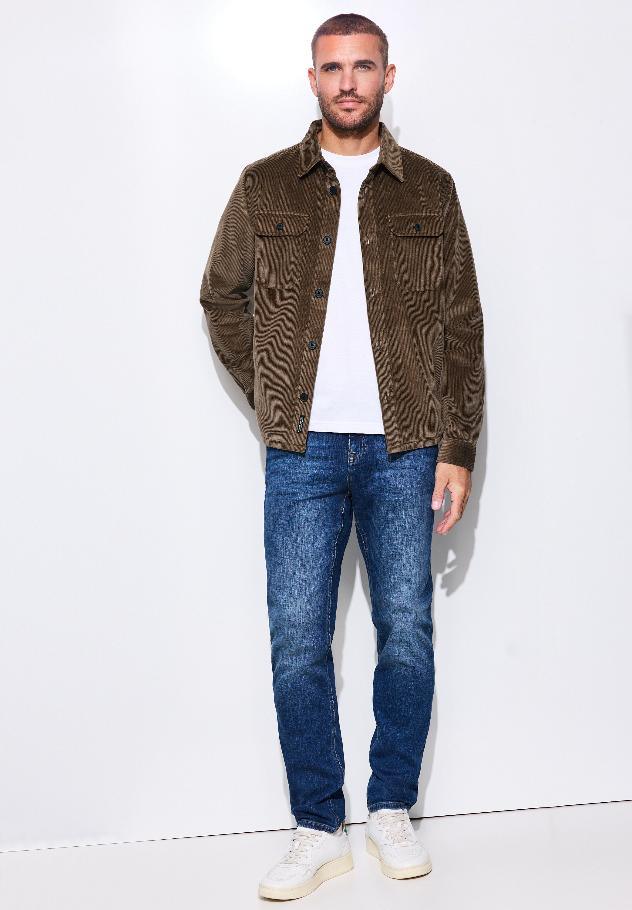 STREET ONE MEN Sakko in Cord-Optik