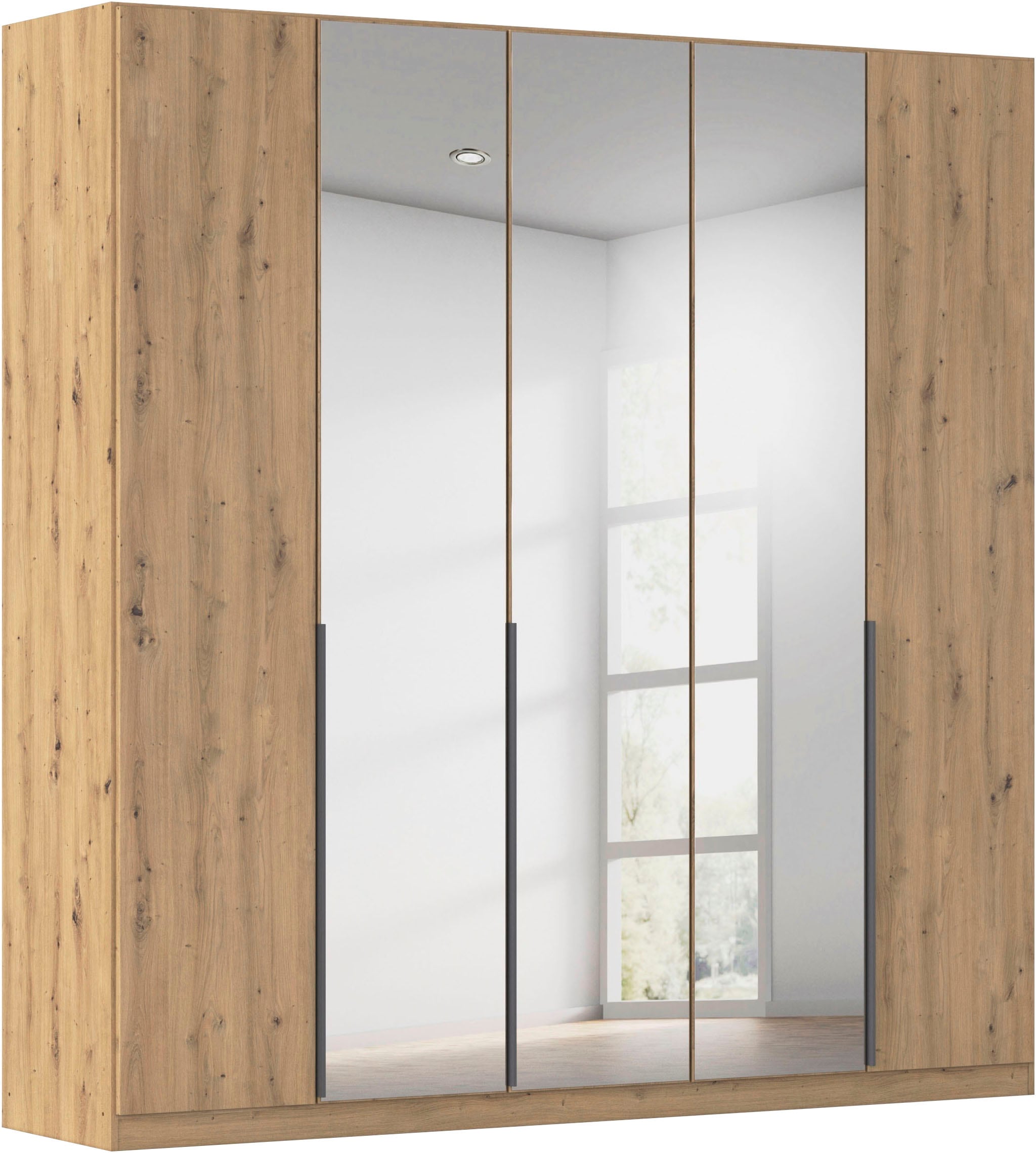 OTTO home Drehtürenschrank "Kleiderschrank Schrank Garderobe AGORDO mit Dek günstig online kaufen