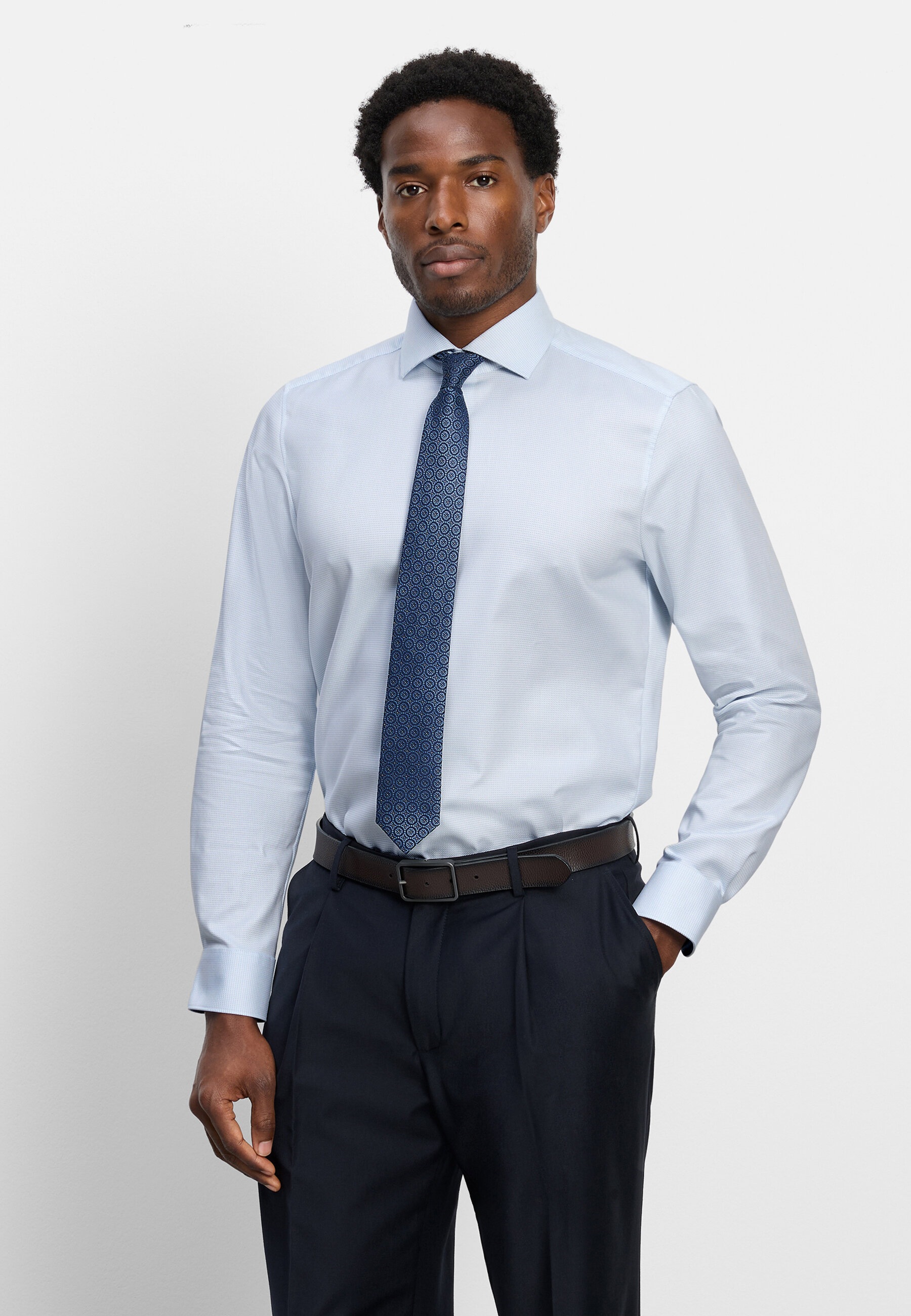 OLYMP Businesshemd "OLYMP Level Five, Body Fit, Royal Kent"