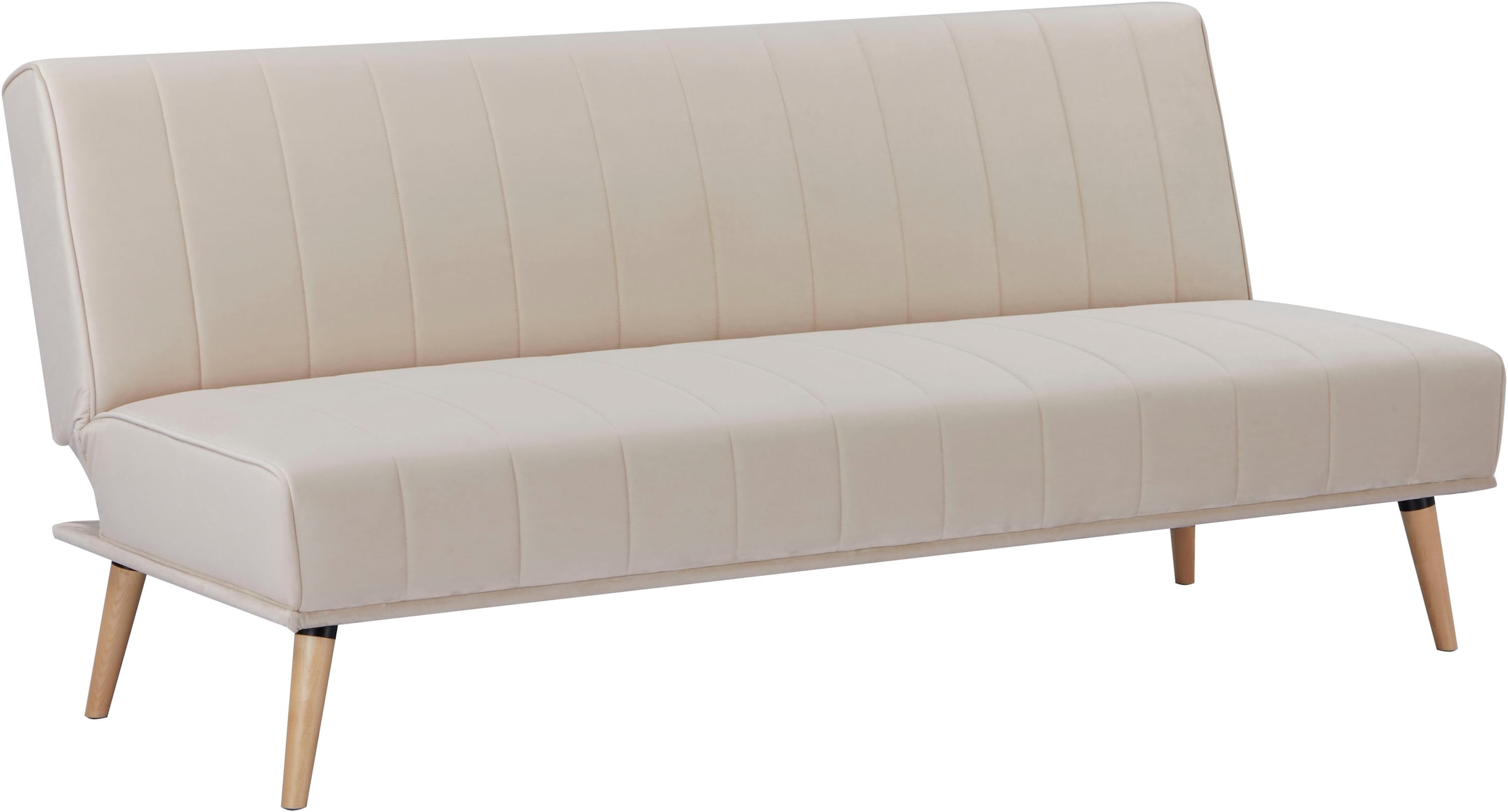 INOSIGN Schlafsofa »LUMINARA Gästesofa, Bettsofa, Couch mit Schlaffunktion, Loungesofa«, durch verstellbare Rückenlehne u. Bettfunktion, Webstoff-Bezug
