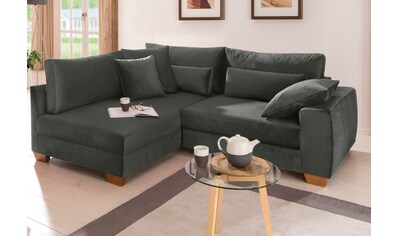 Home affaire Ecksofa »Kerstin«, mit Ottomanenabschluß und Federkern, wahlweise mit... kaufen Home affaire Ecksofa »Kerstin«, mit Ottomanenabschluß und Federkern, wahlweise mit... kaufen
